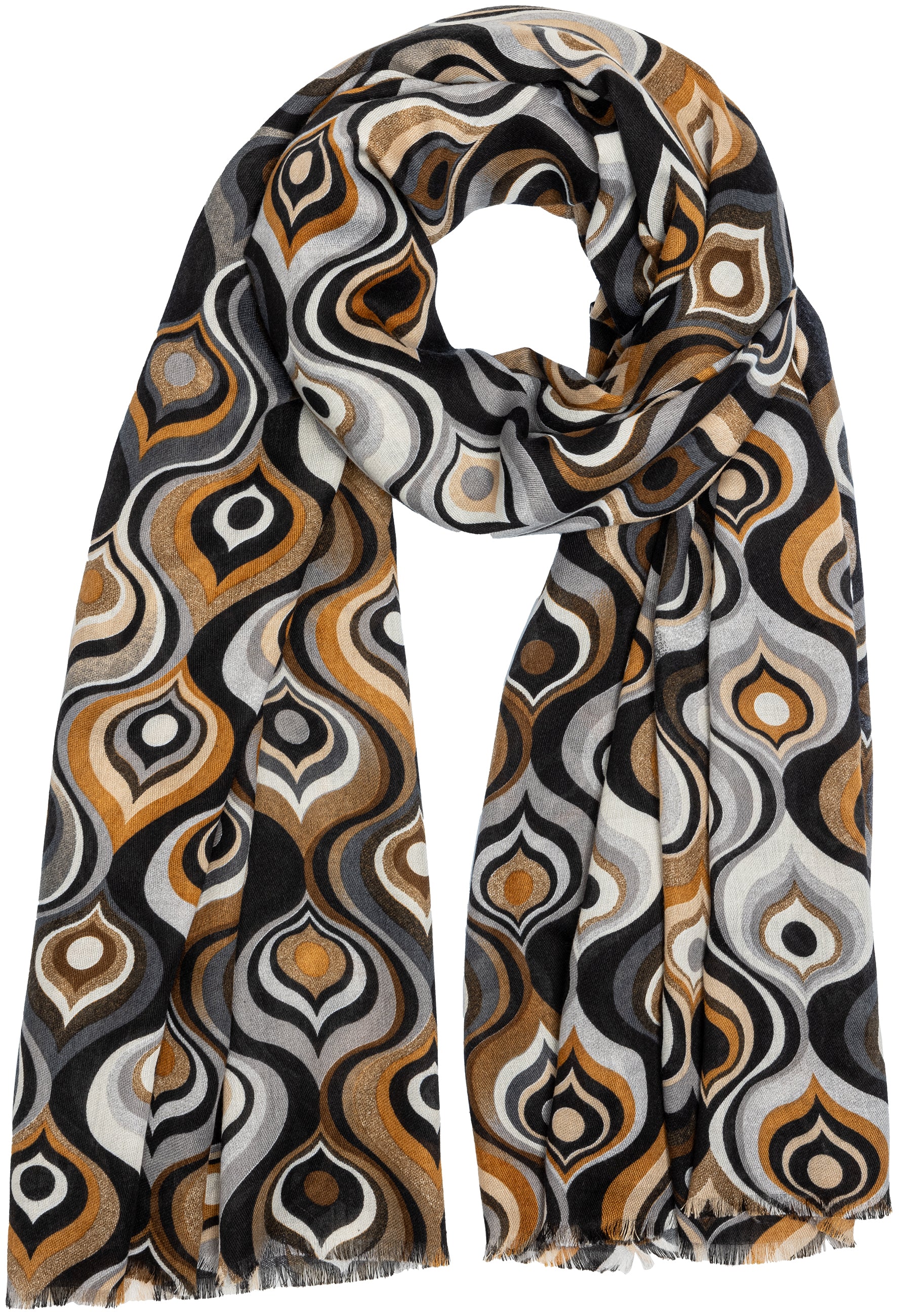caspar-schal-no-520-retro-schal-176-x-88-cm image 1