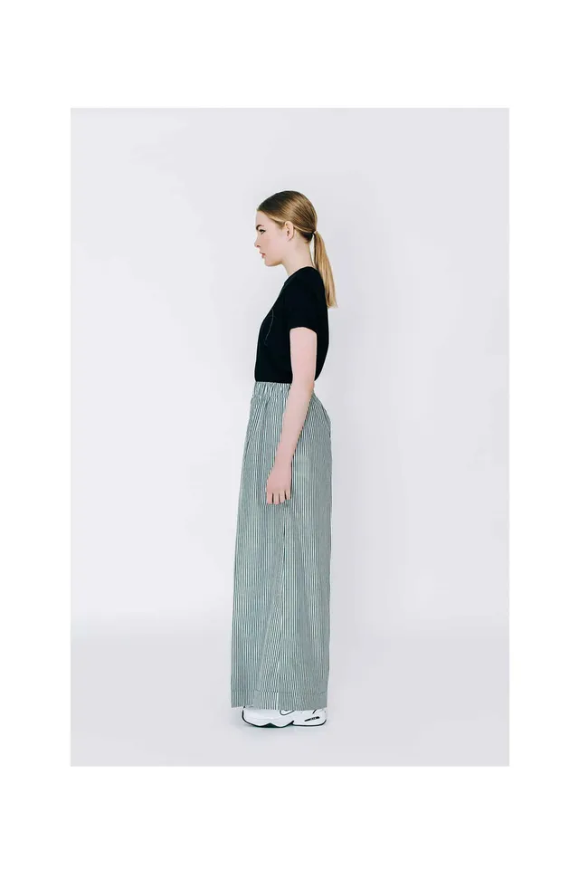 bolot-trousers-audrey-candy-stripes-black-white-weite-hose image 1
