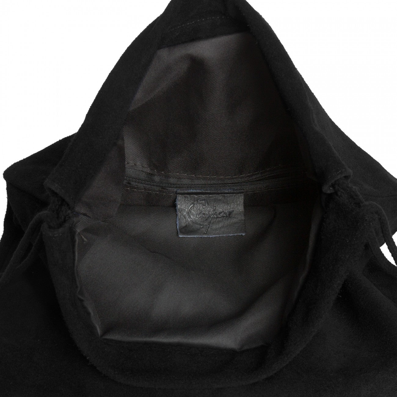 caspar-gym-bag-no-713-turnbeutel-aus-wildleder-mit-kordelzug image 2