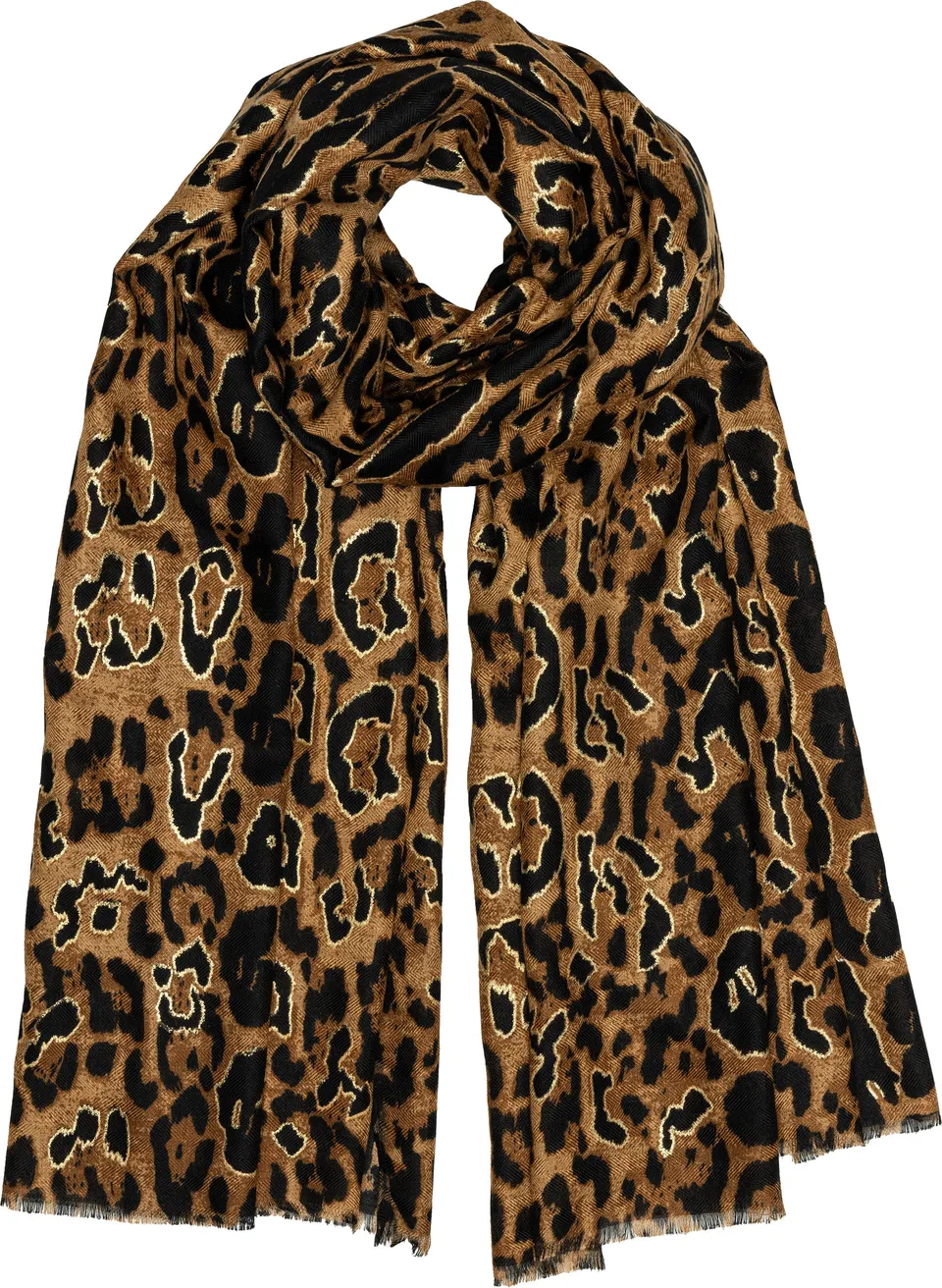caspar-schal-no-511-damen-schal-leo-animal-print-180x85-cm image 1