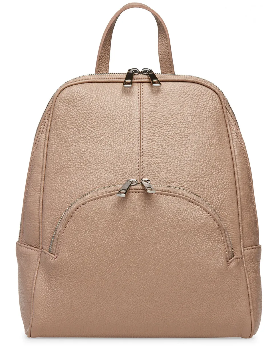 caspar-backpack-no-802-damen-rucksack-aus-italienischem-rindsleder image 1