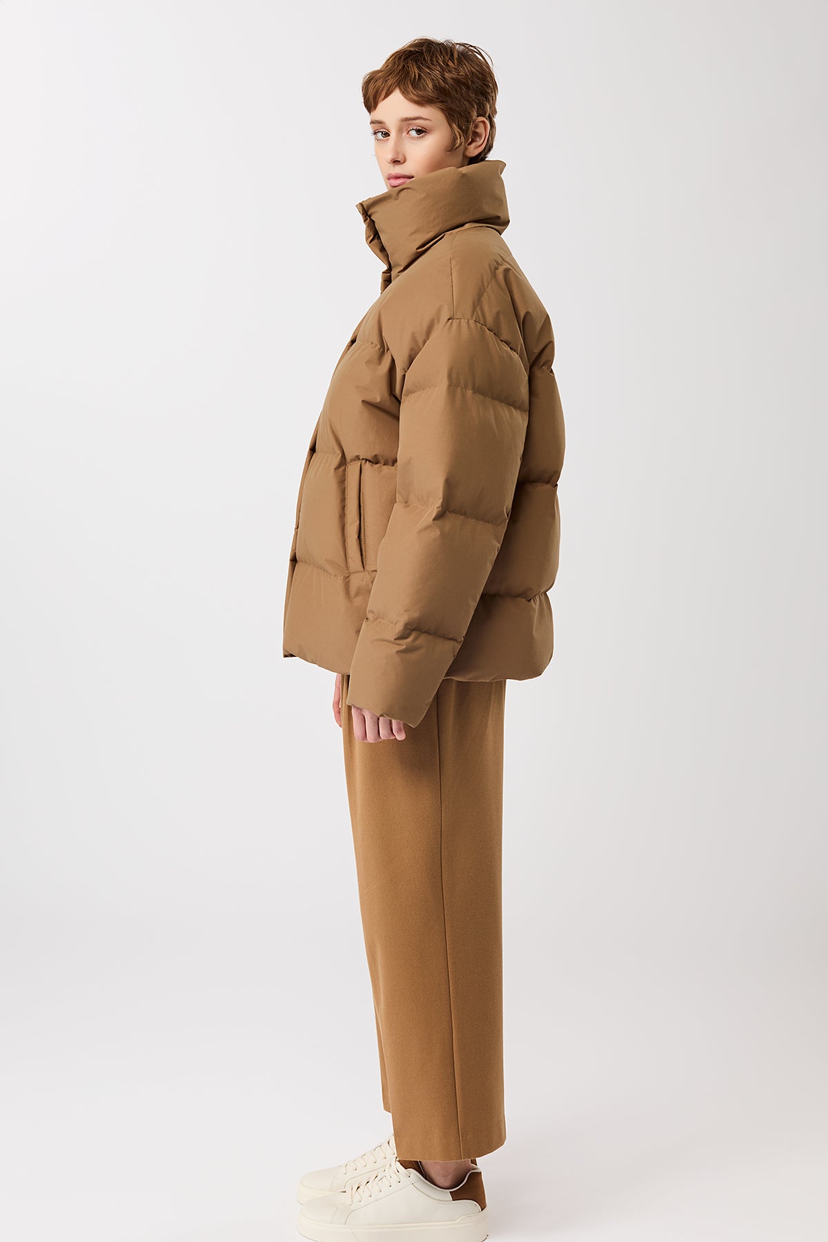 langerchen-gesteppte-jacke-aus-eco-daune-mit-stehkragen-oak-kurze-jacke image 3