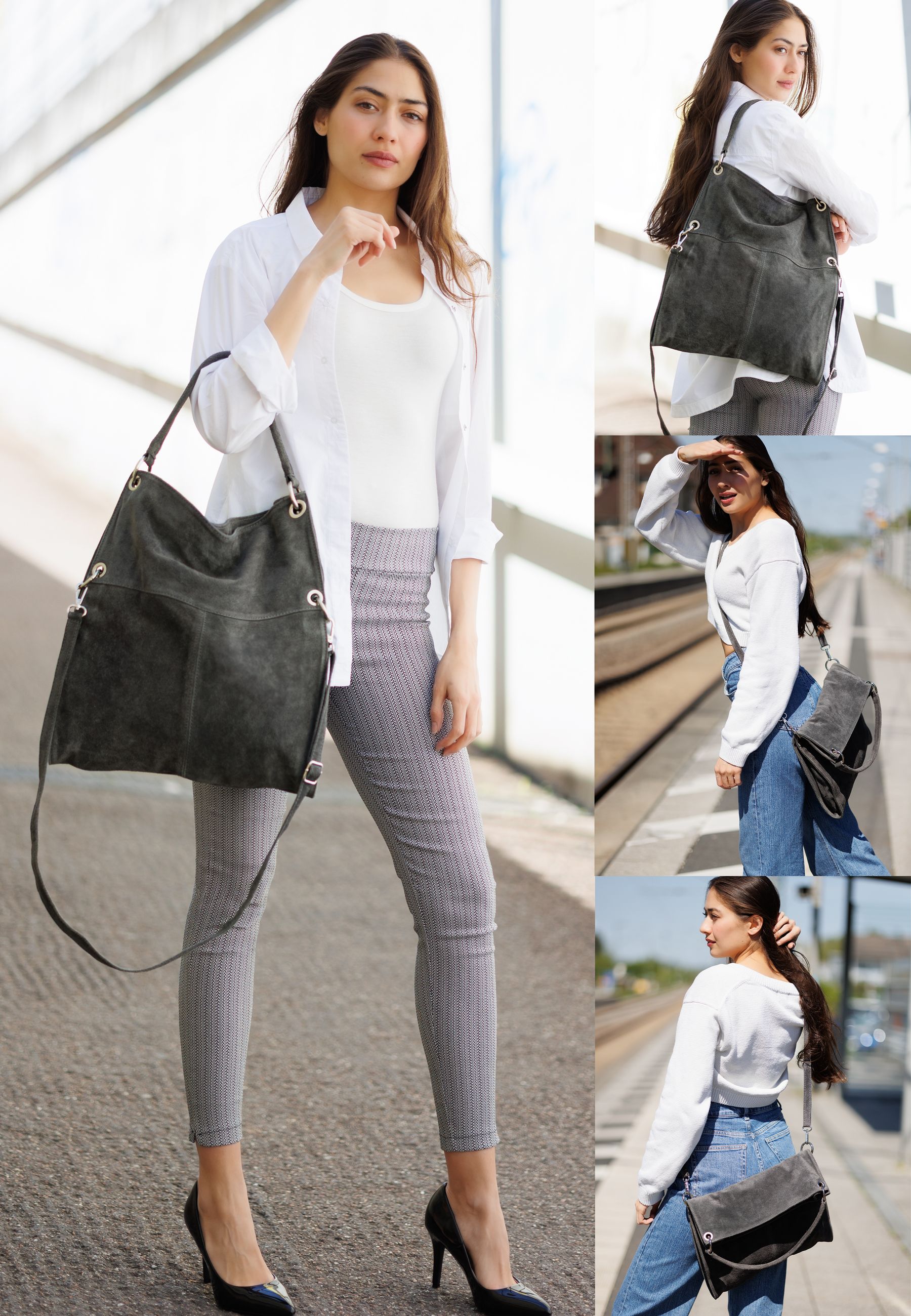 caspar-shoulder-no-805-beuteltasche-wildleder-vintage image 6