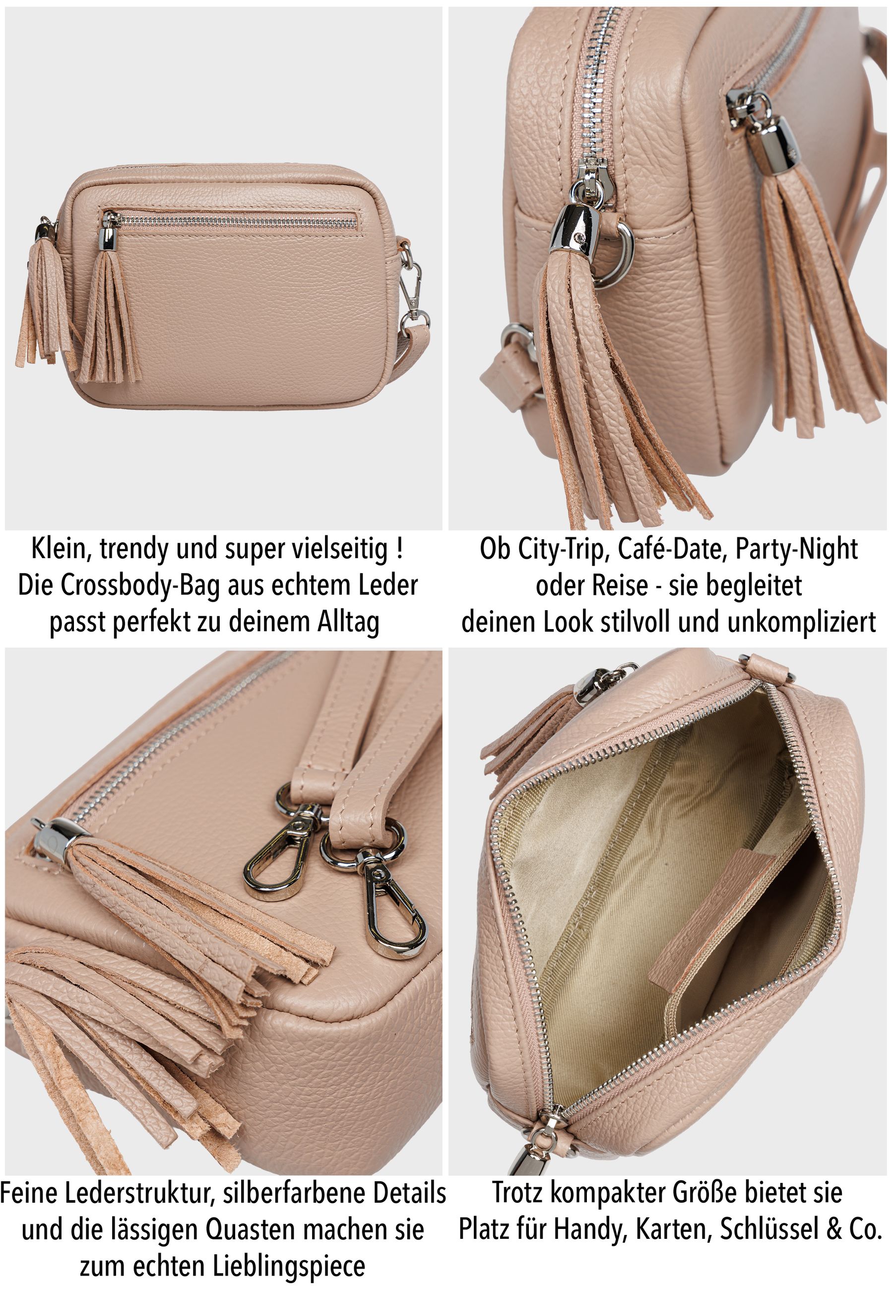 caspar-classic-line-no-818-crossbody-umh-ngetasche-echtleder-made-in-italy image 2