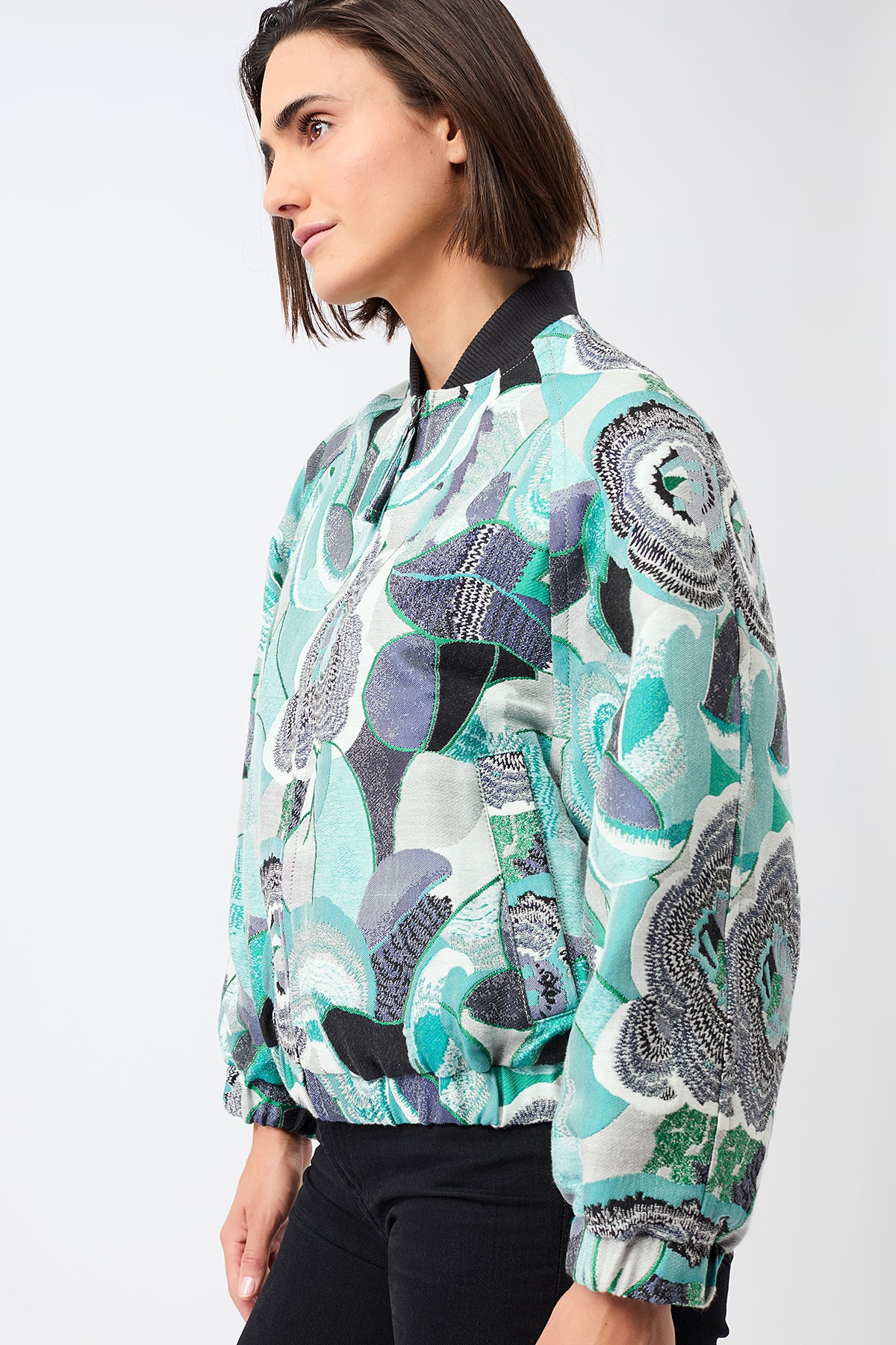 langerchen-bomberjacke-aus-exklusivem-jacquard-in-original-jacquard image 4