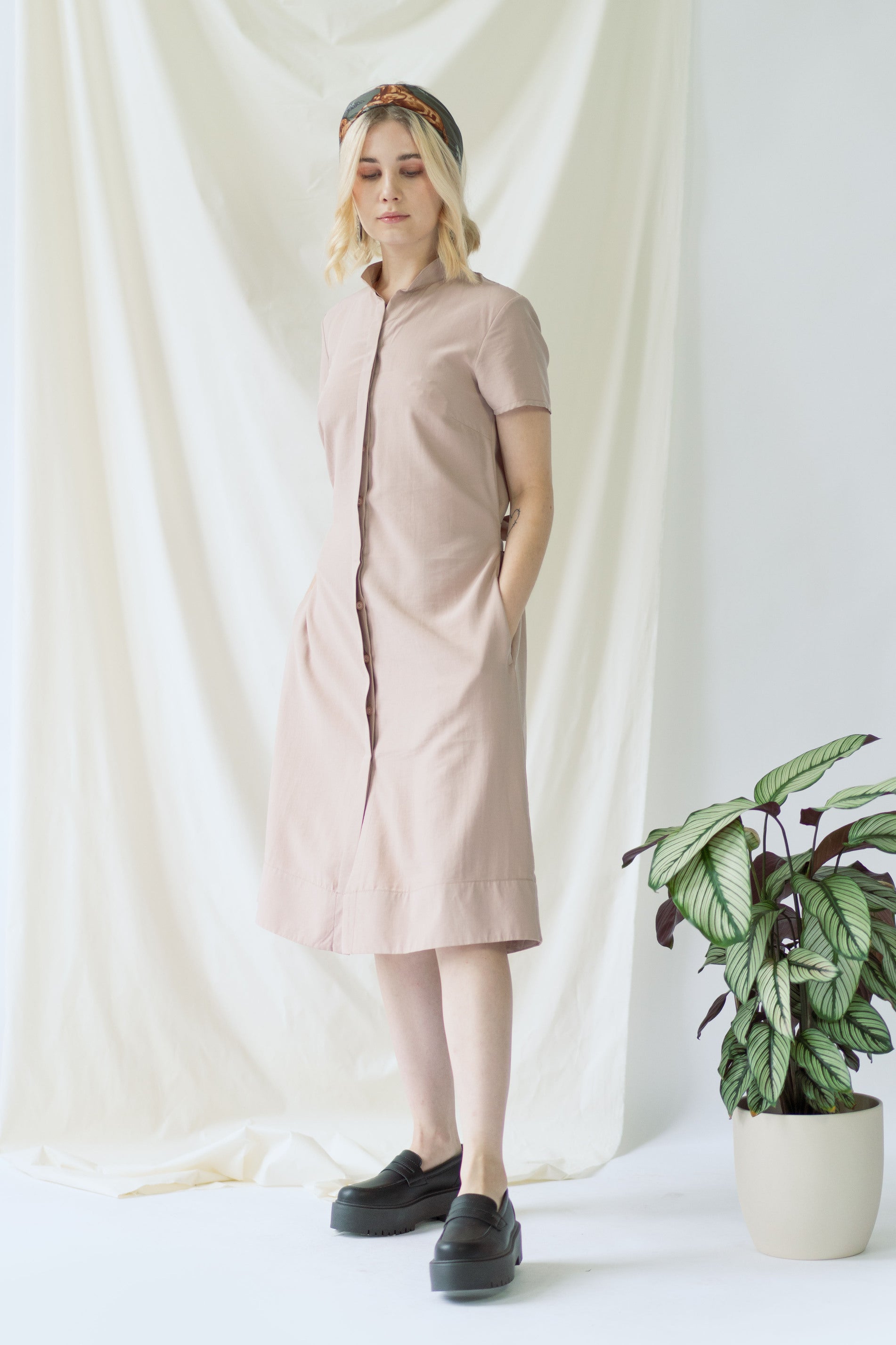 ayani-melanie-shirt-dress-mit-kurzarm-in-rose image 3