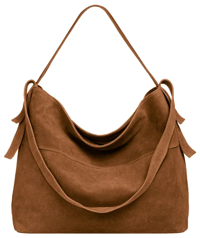 caspar-hobo-no-816-damen-schultertasche-wildleder-vintage image 1