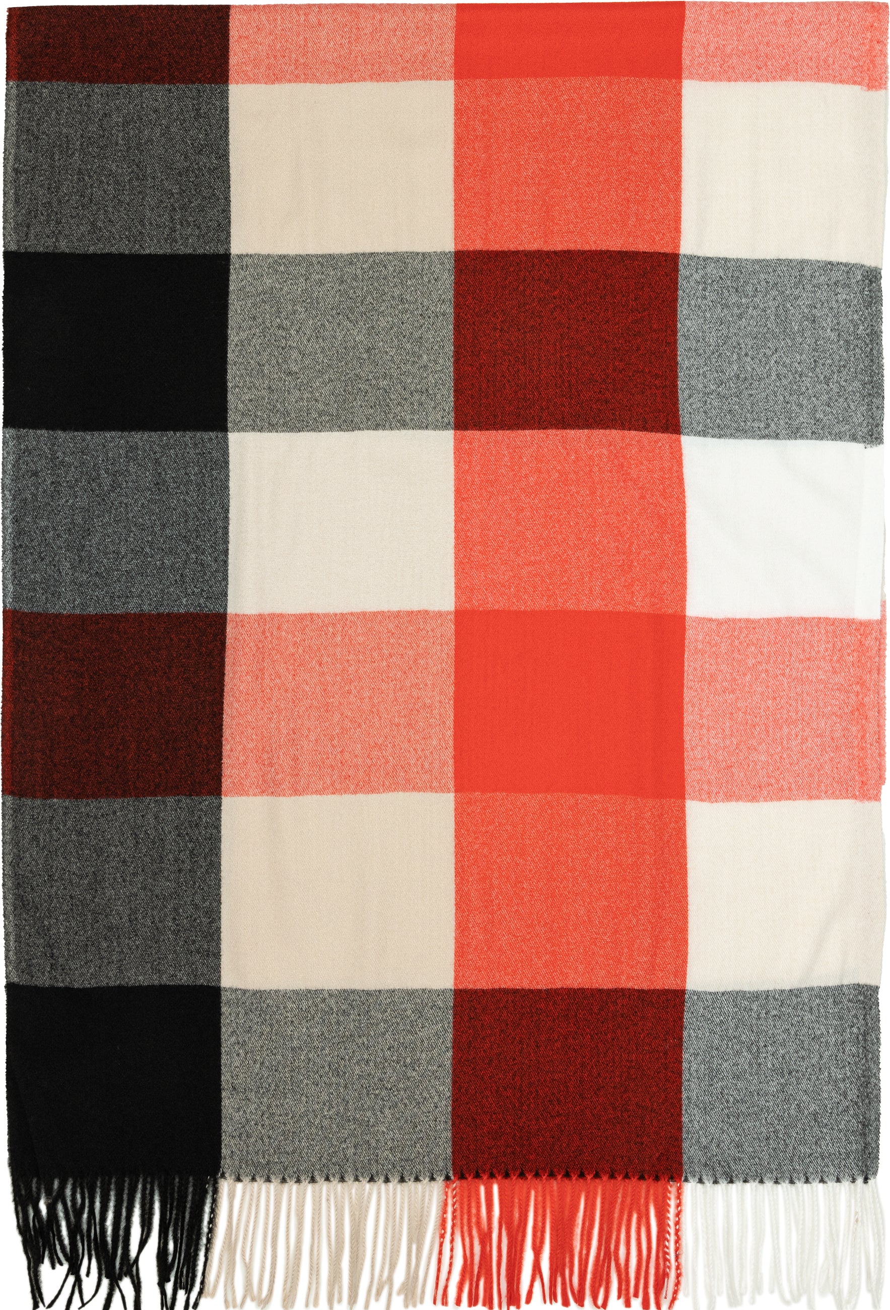 caspar-schal-no-510-damen-xxl-schal-karo-190x70-fransen image 2