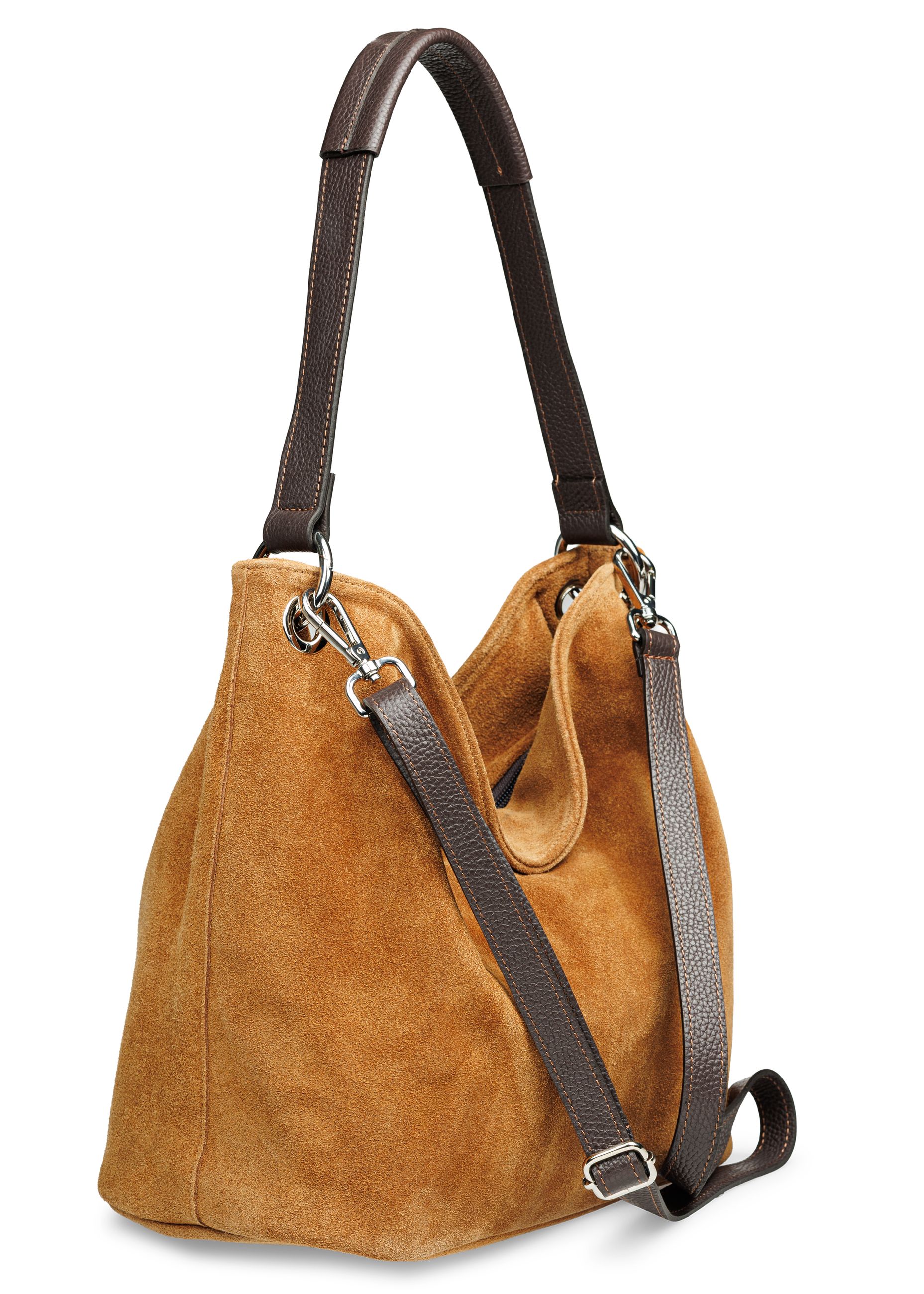 caspar-shoulder-bag-no-580-veloursleder-30x27x15-cm image 3