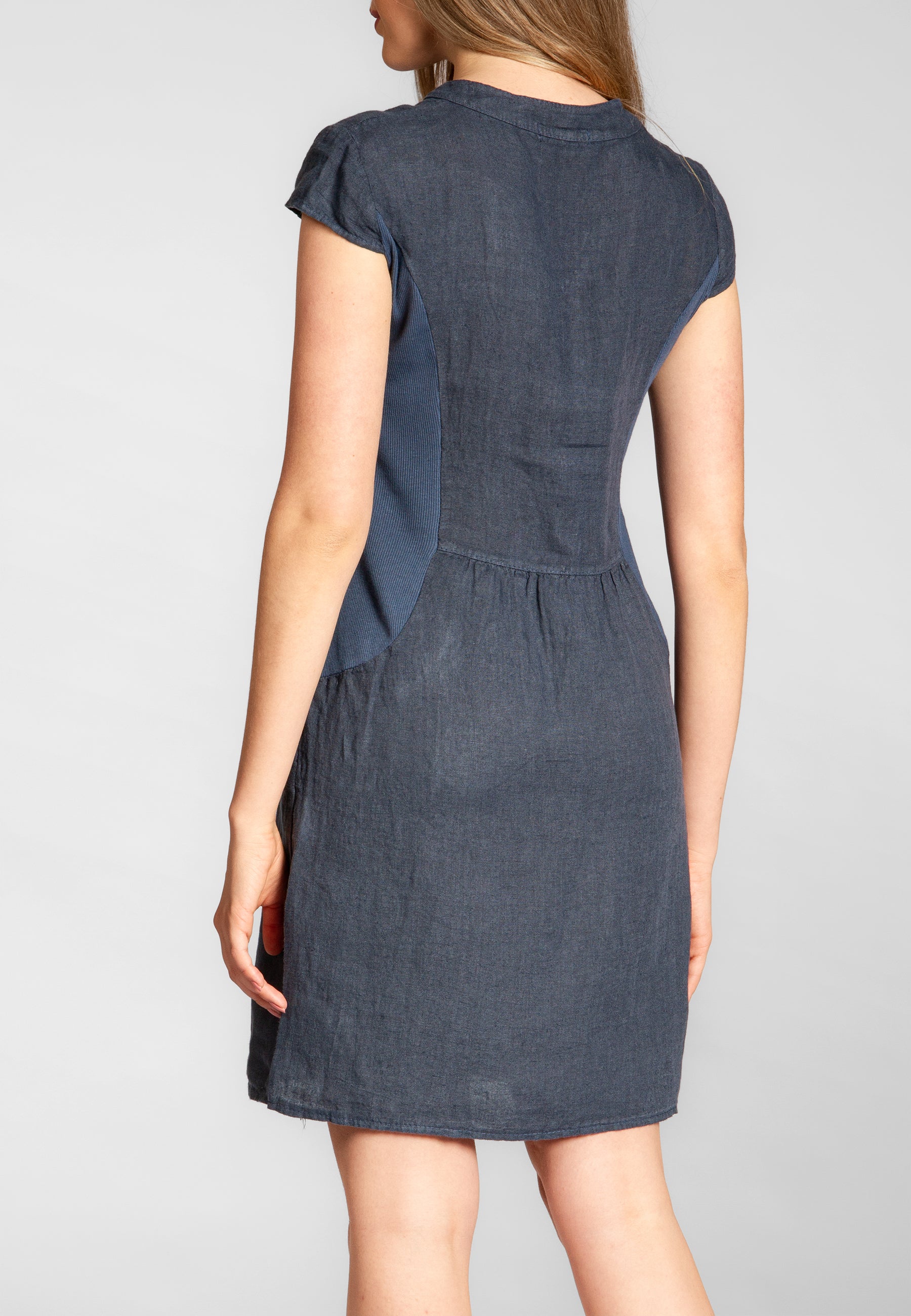 caspar-leinenkleid-no-040-damen-sommerkleid-a-linie-knielang image 3