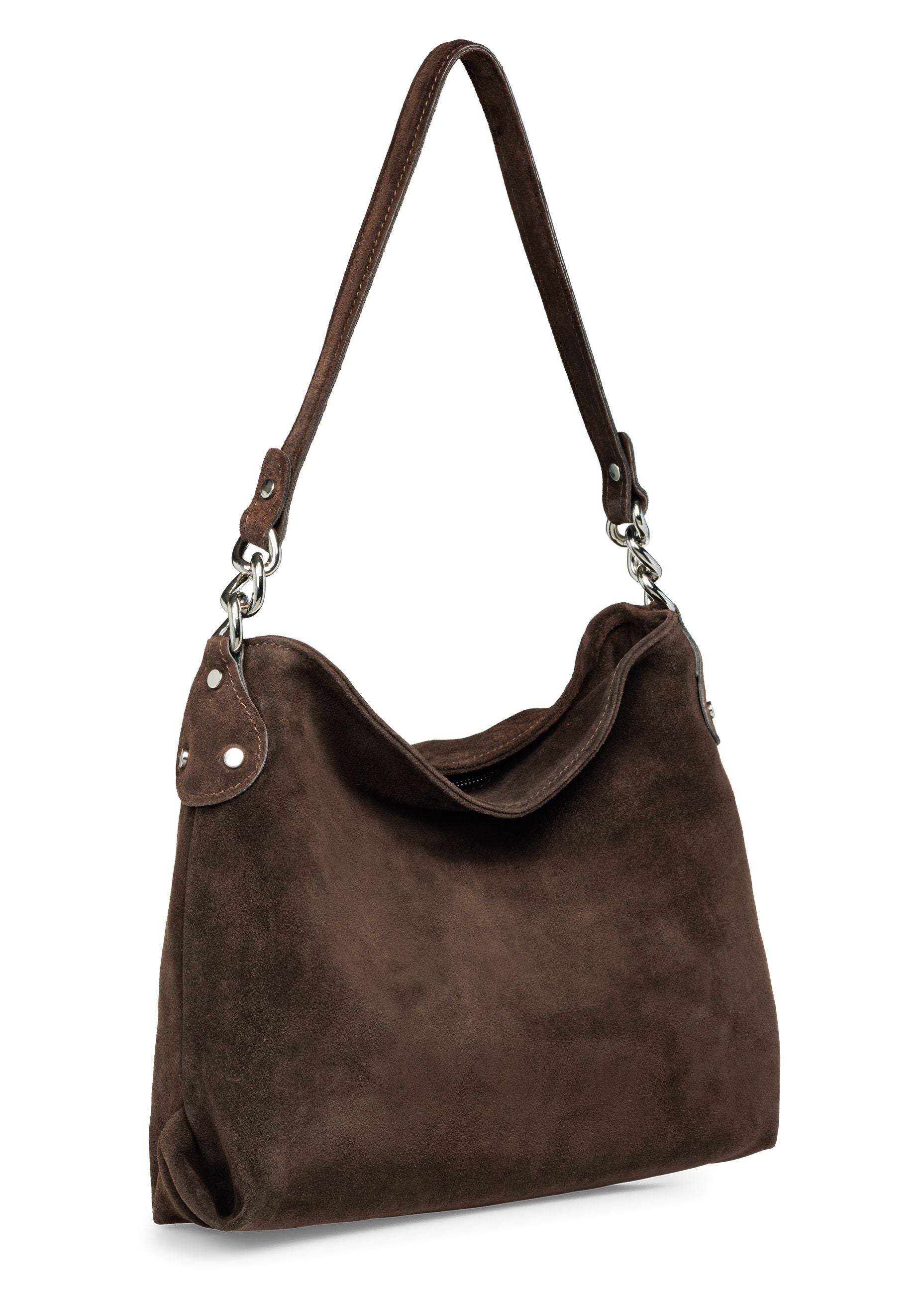 caspar-no-864-wildleder-handtasche-damen-umh-ngetasche-made-in-italy image 7