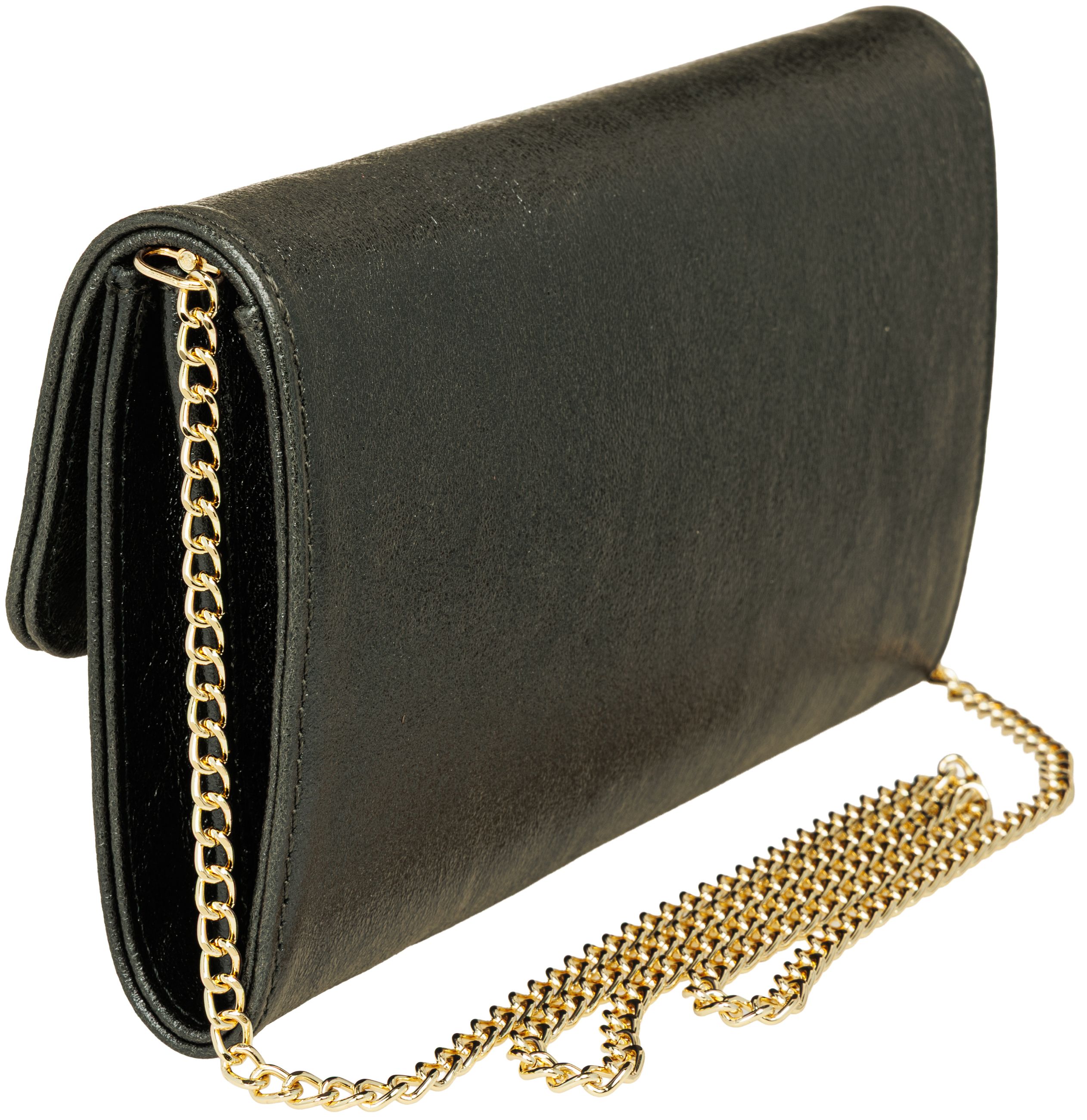 caspar-clutch-no-779-damen-leder-clutch-metallic-mit-schulterkette image 3