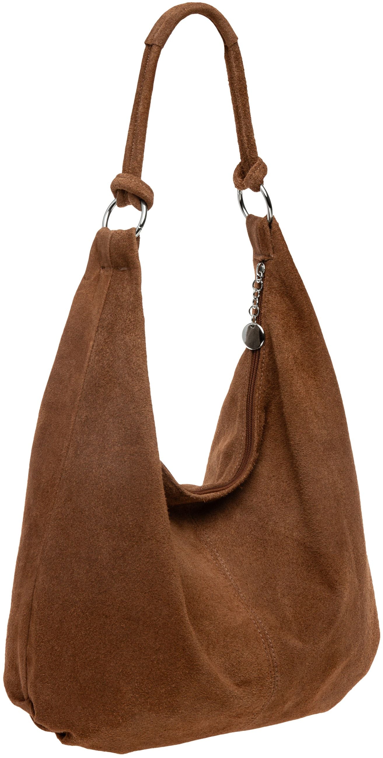 caspar-hobo-no-617-beuteltasche-veloursleder-a4 image 7