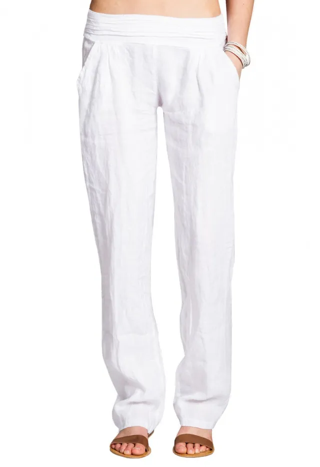 caspar-leinenhose-no-020-loose-fit-leinen-freizeithose-f-r-damen image 1