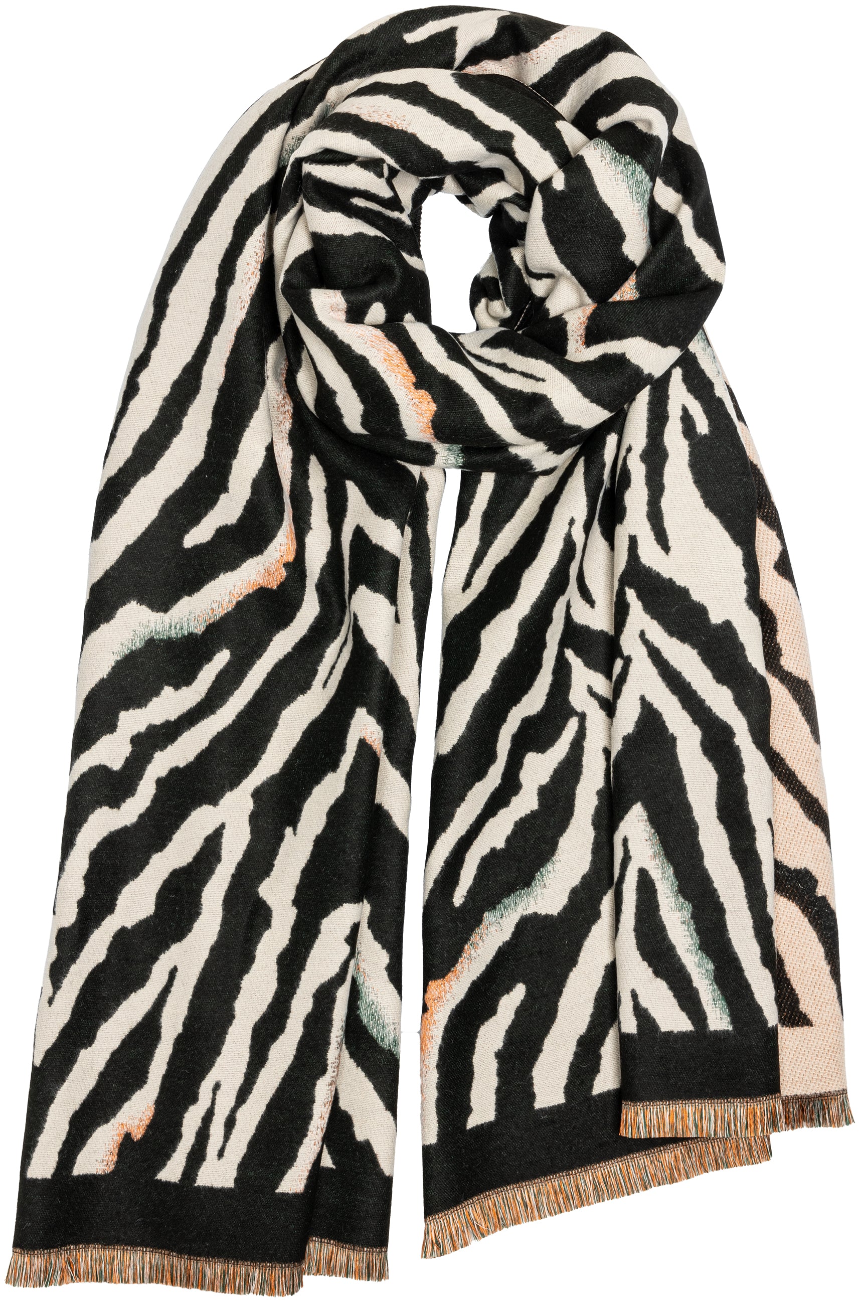 caspar-schal-no-523-damen-xxl-schal-200x65-cm-mit-tiger-muster image 1