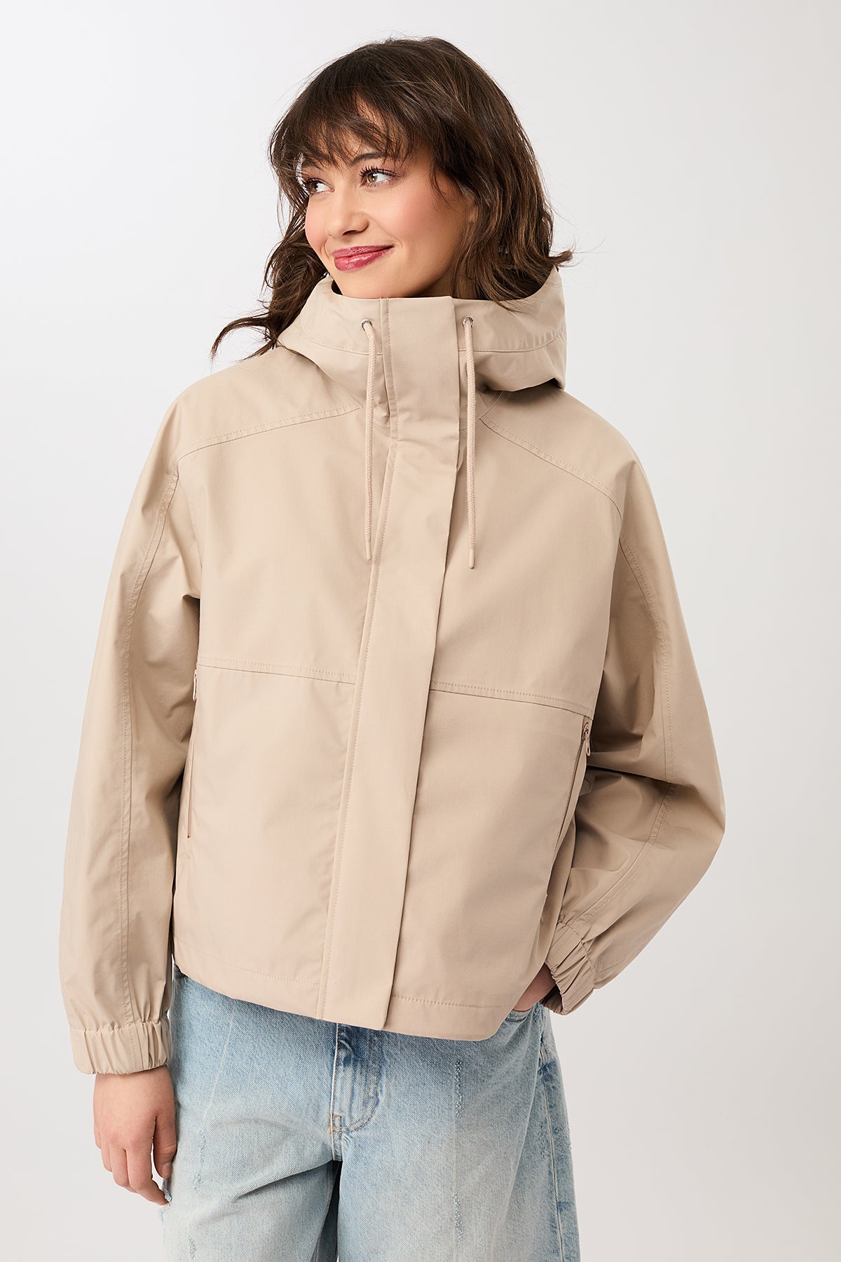 langerchen-kurze-regenjacke-mit-reissverschlu-tasche-blush-damen image 1
