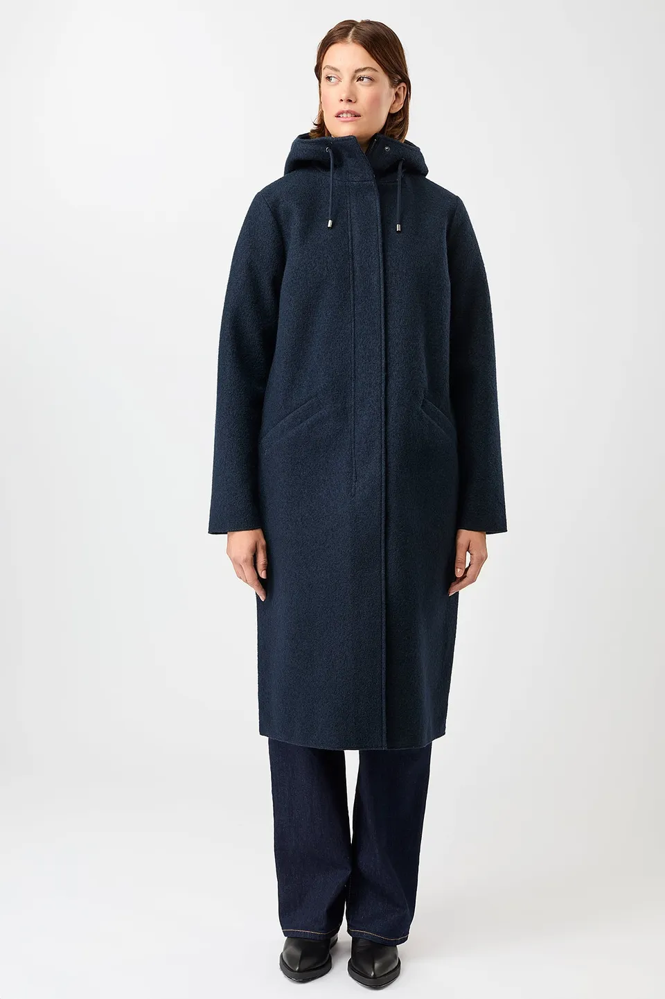 langerchen-kapuzenmantel-aus-walk-mit-membran-navy-mantel image 1