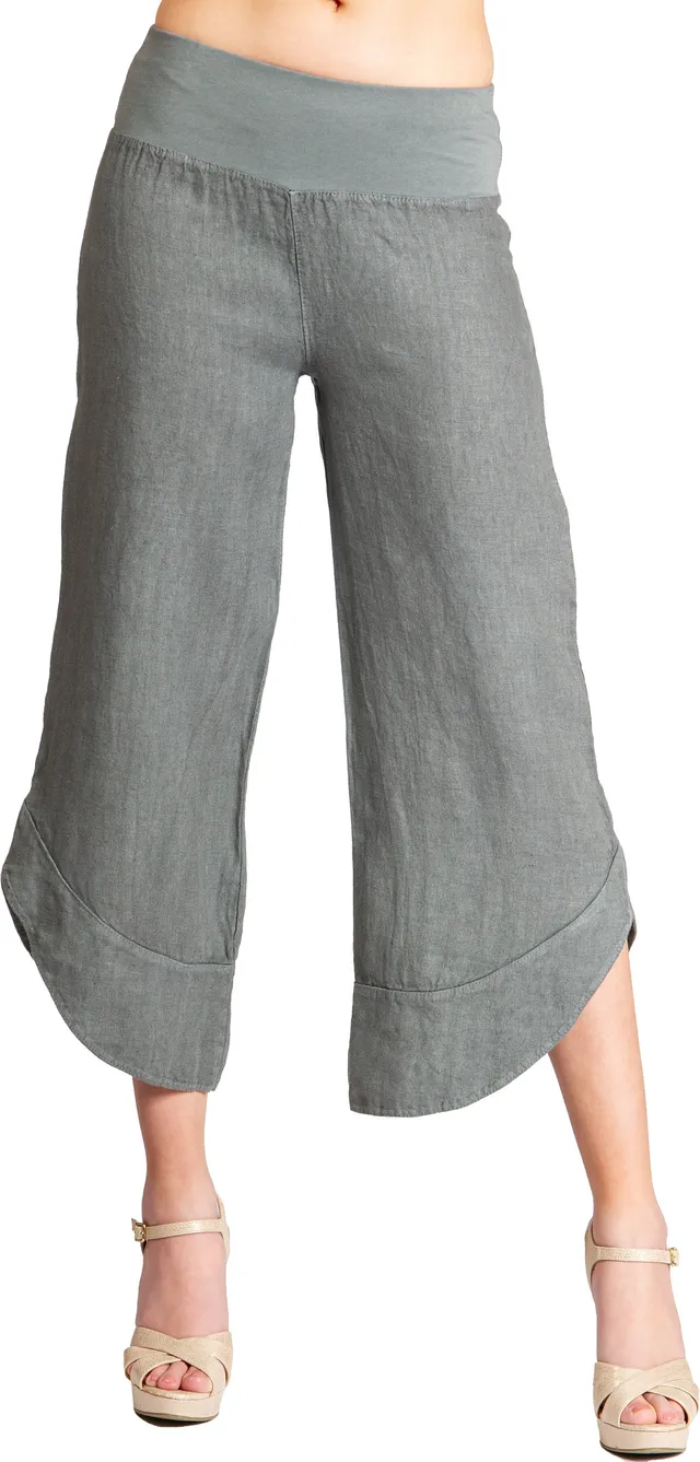 caspar-leinenhose-no-052-3-4-capri-sommerhose image 1