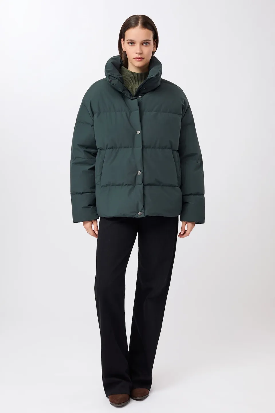 langerchen-gesteppte-eco-daune-jacke-mit-stehkragen-fir image 1