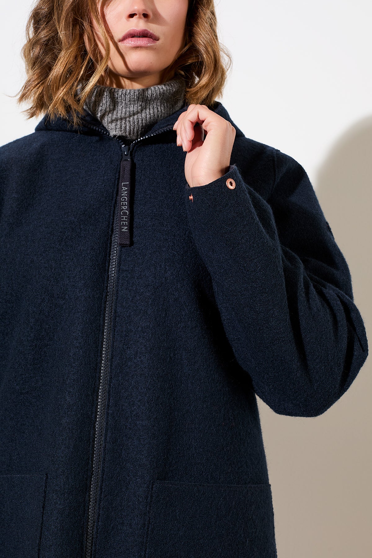 langerchen-kapuzenjacke-aus-walk-mit-membran-navy image 5