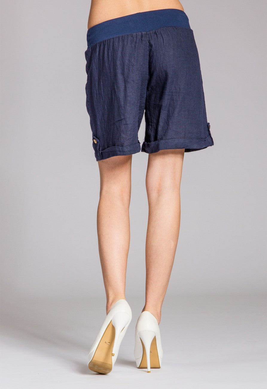 caspar-leinenshorts-no-002-damen-casual-shorts-aus-100-leinen-relax-fit image 5