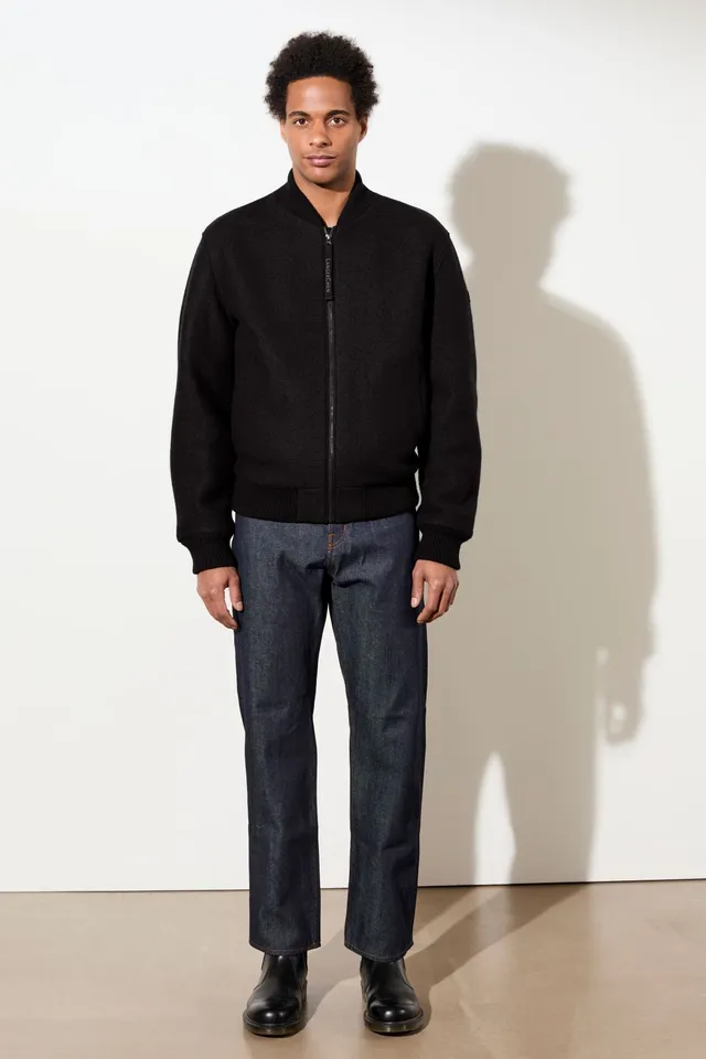 langerchen-bomber-jacke-aus-bio-wolle-black image 1