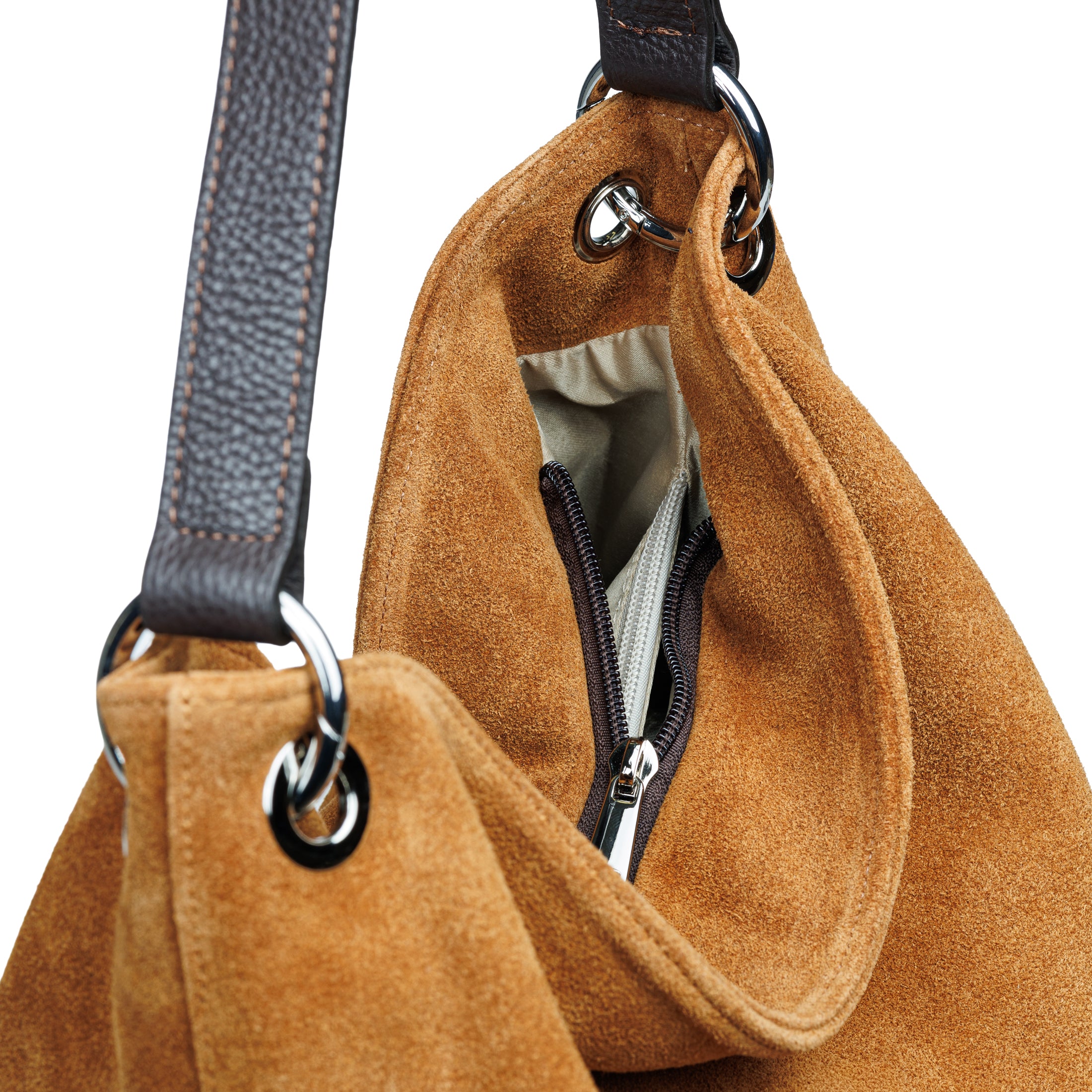 caspar-shoulder-bag-no-580-veloursleder-30x27x15-cm image 4