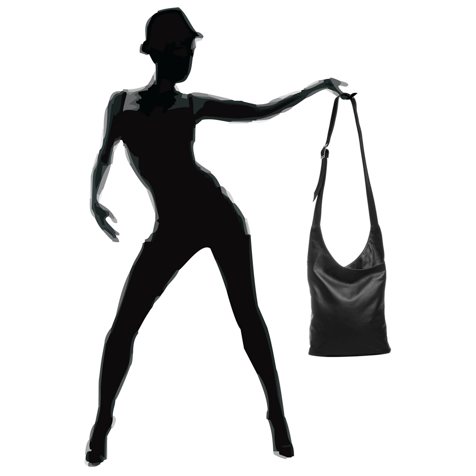 caspar-shoulder-bag-no-764-damen-umh-ngetasche-aus-italienischem-nappaleder image 5