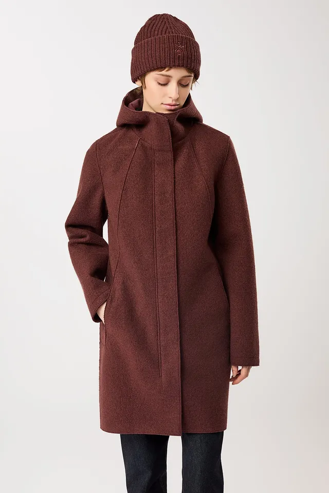 langerchen-parka-tailliert-aus-walk-mit-membran-burgundy-parka image 1