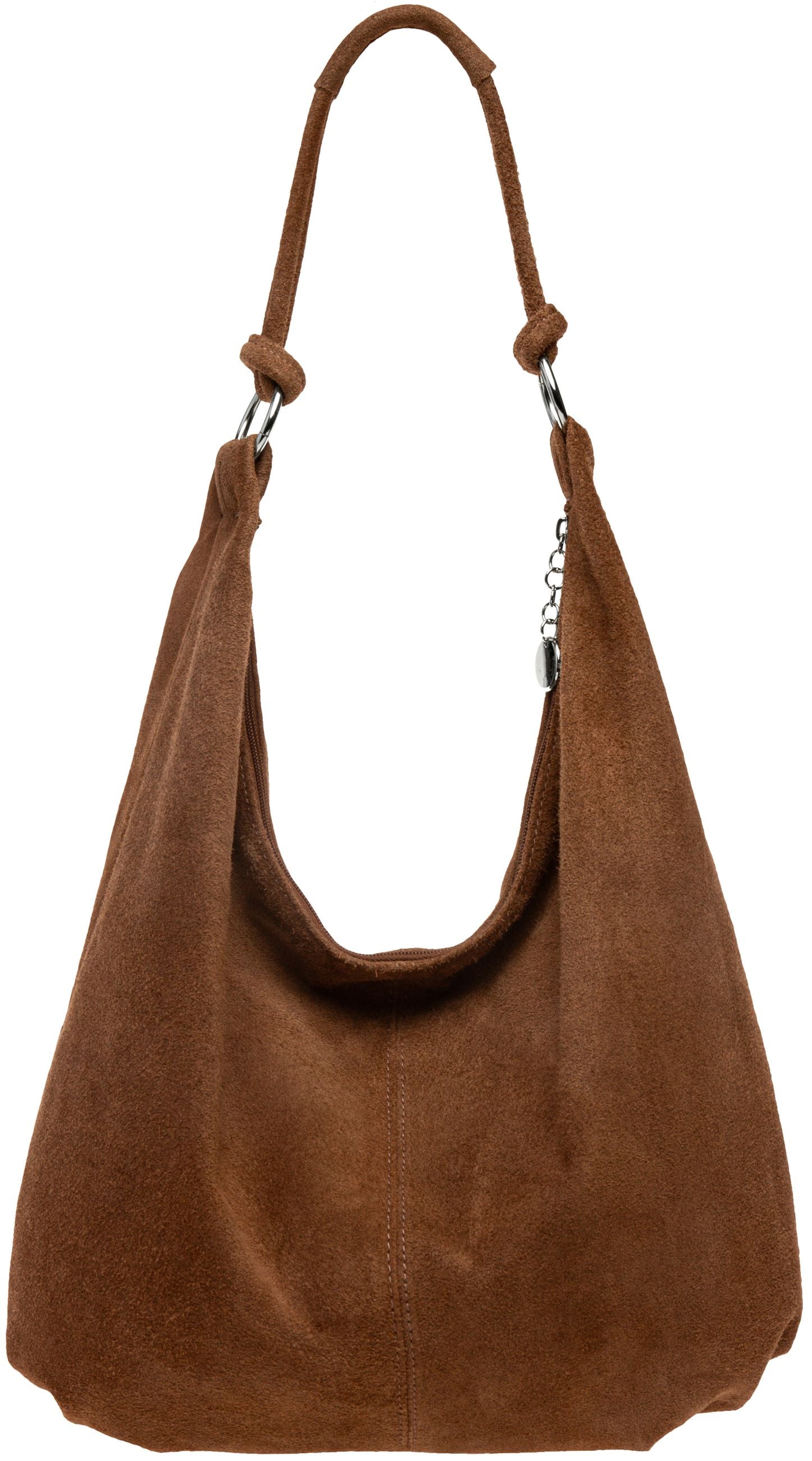 caspar-hobo-no-617-beuteltasche-veloursleder-a4 image 6
