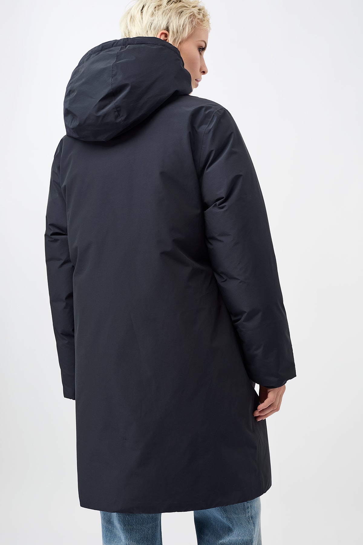langerchen-lange-jacke-mit-kapuze-und-eco-daune-navy image 2