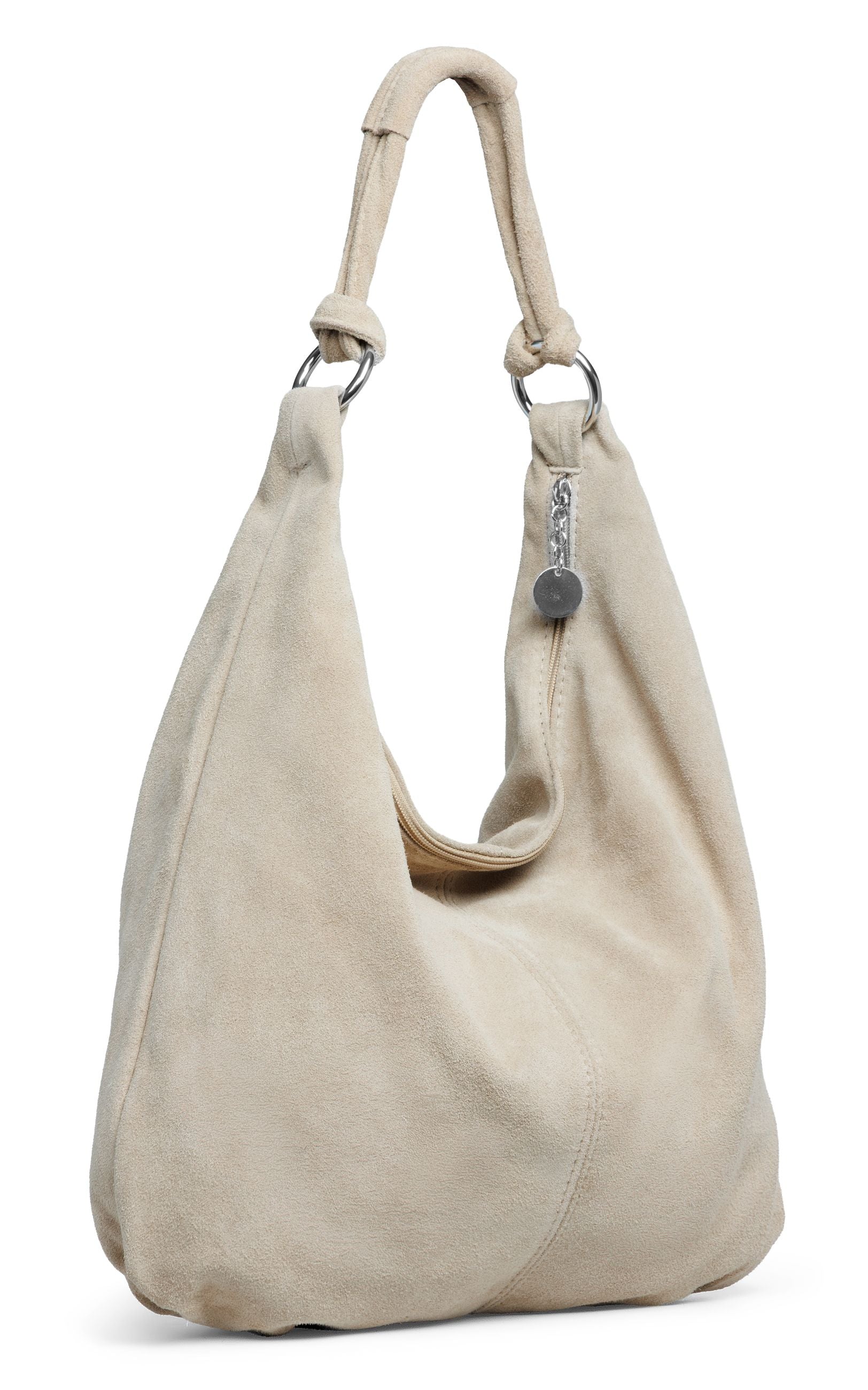 caspar-hobo-bag-no-841-damen-schultertasche-aus-veloursleder image 1