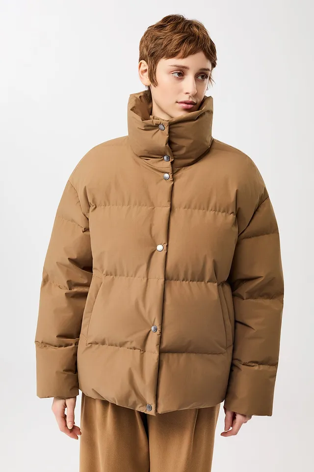 langerchen-gesteppte-jacke-aus-eco-daune-mit-stehkragen-oak-kurze-jacke image 1