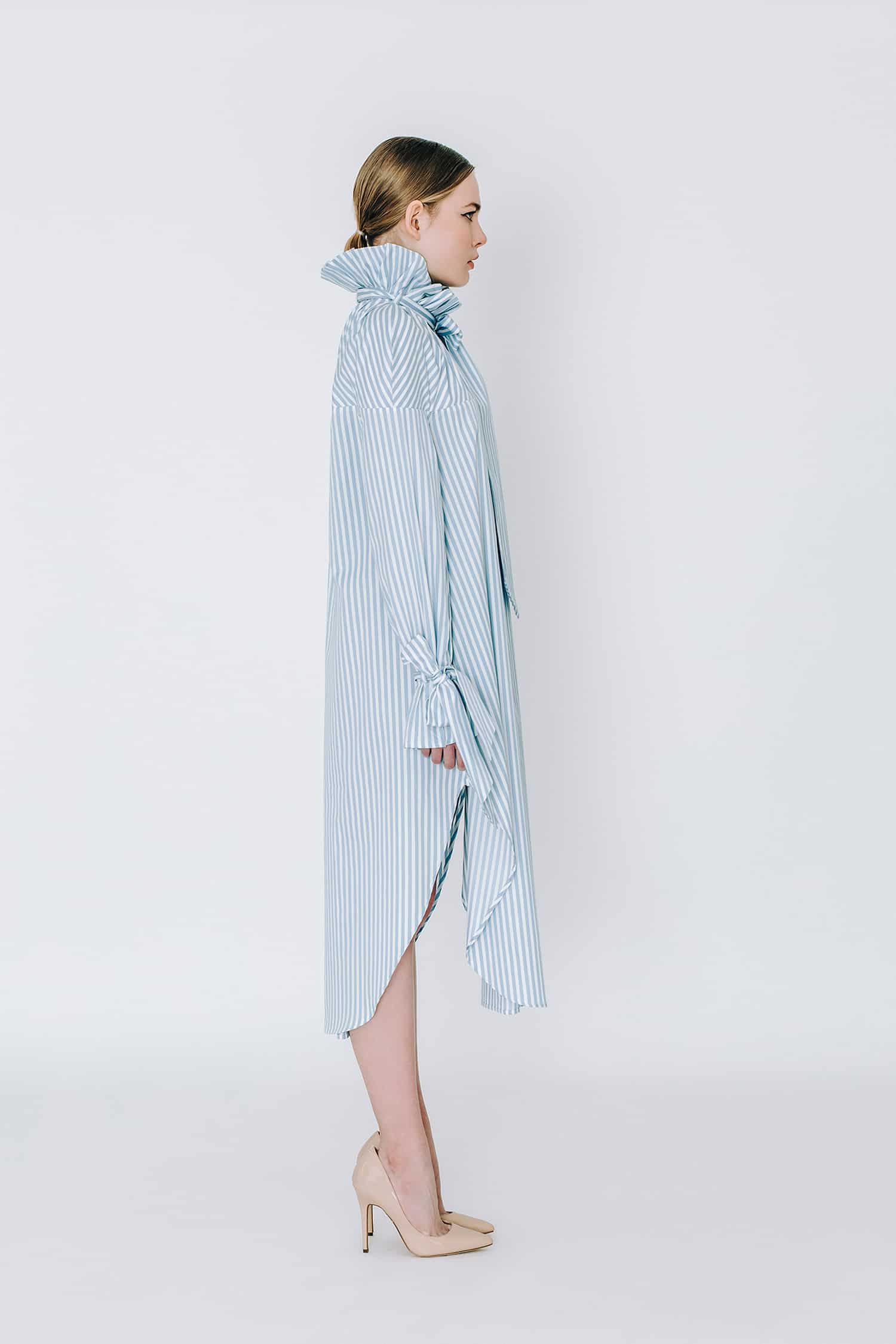 bolot-dress-shirt-ludwig-bengal-stripes-blue-white-damen-hemdkleid image 2