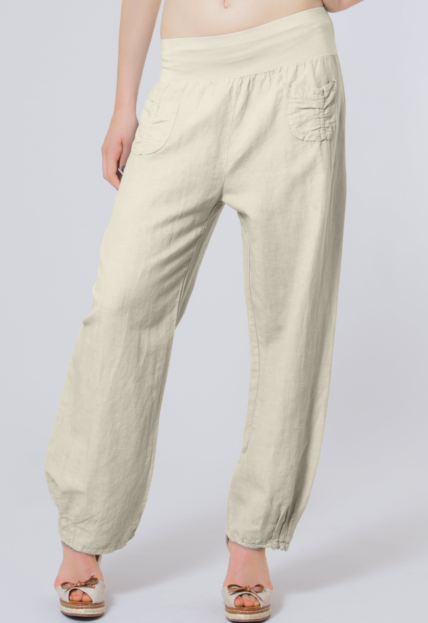 caspar-leinenhose-no-006-damen-sommerhose-aus-100-leinen image 8