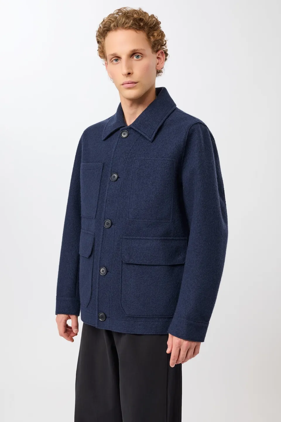 langerchen-field-jacket-aus-techno-felt-steel-blue image 1