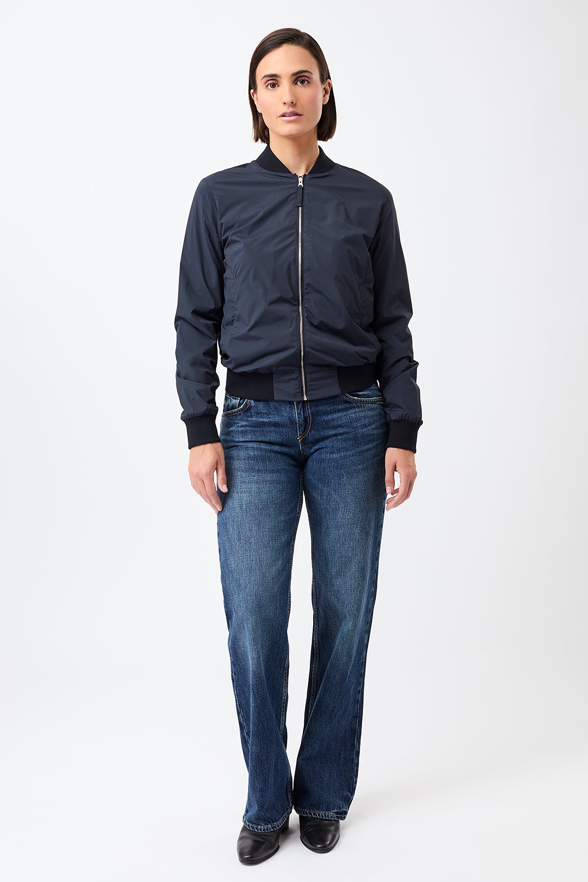langerchen-blouson-bomber-mit-netzfutter-navy image 2