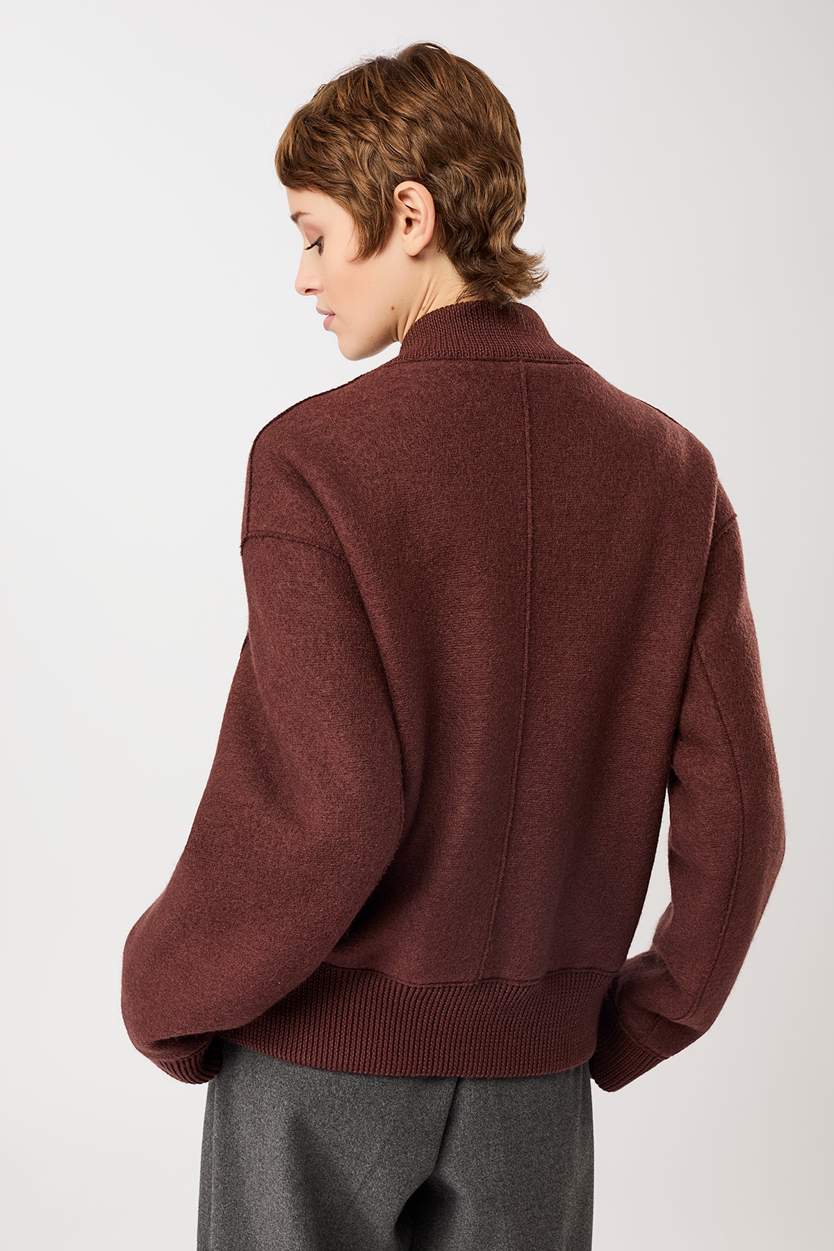 langerchen-90er-bomber-style-mit-rippe-blouson-burgundy image 2