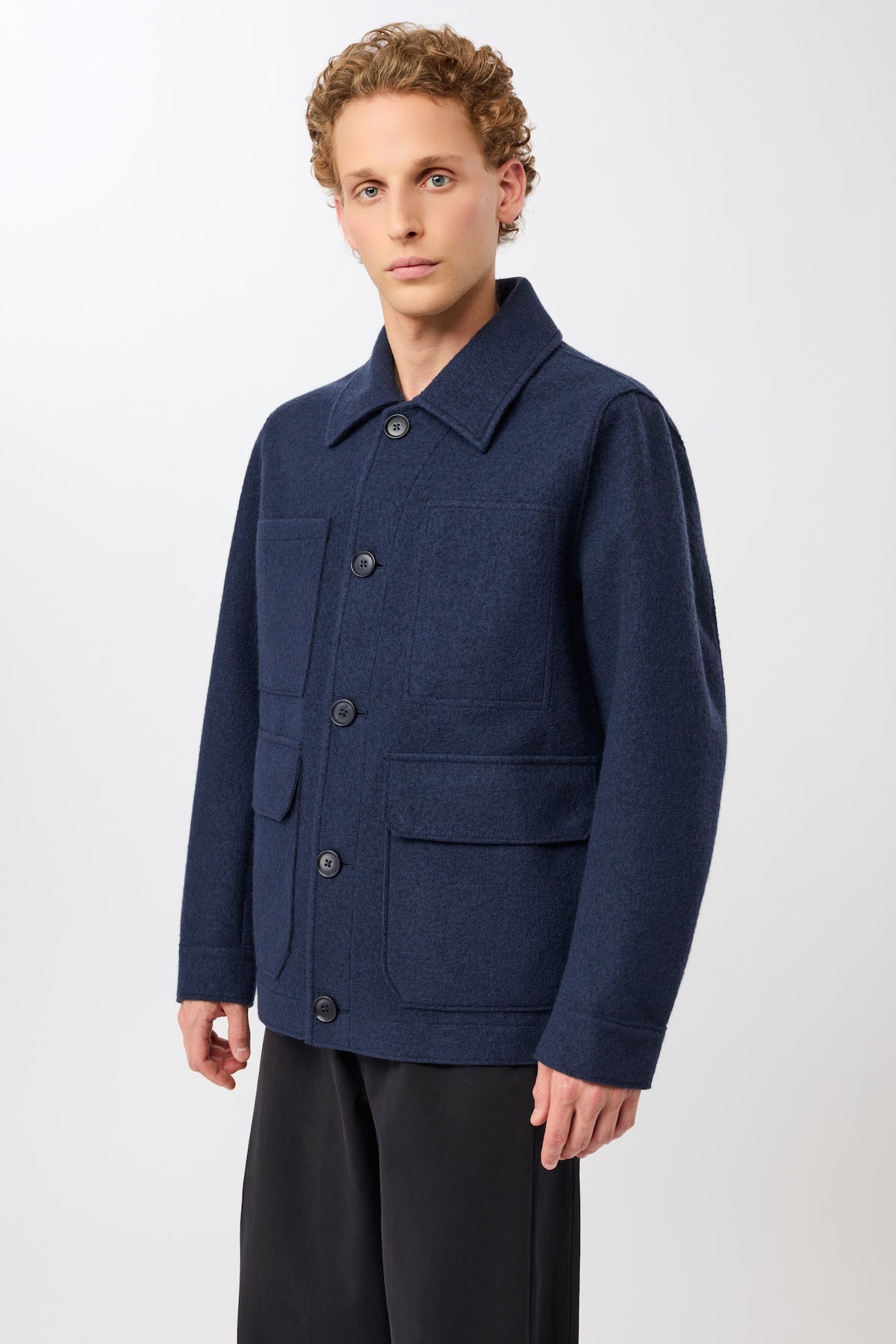 langerchen-field-jacket-aus-techno-felt-steel-blue image 1