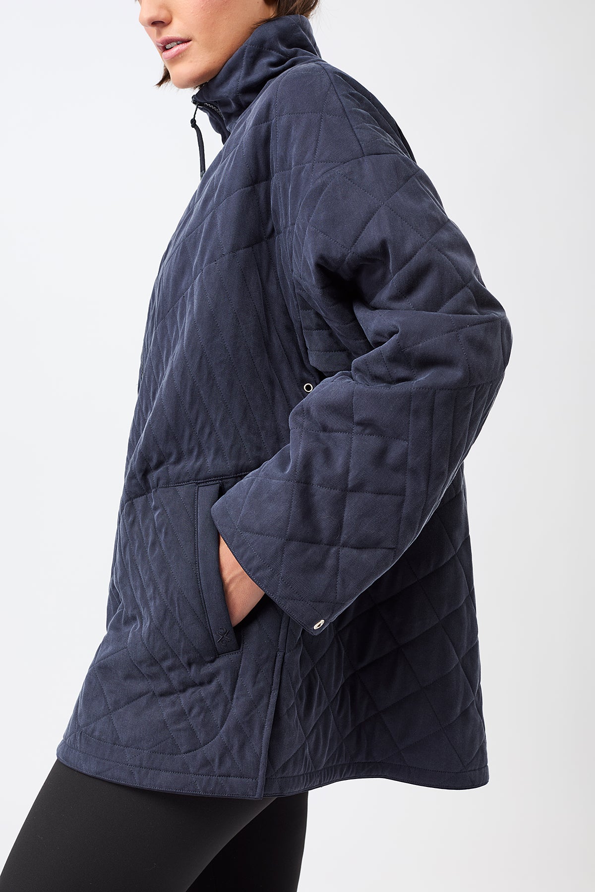 langerchen-gesteppte-jacke-aus-tencel-mit-stehkragen-jacke-navy image 4