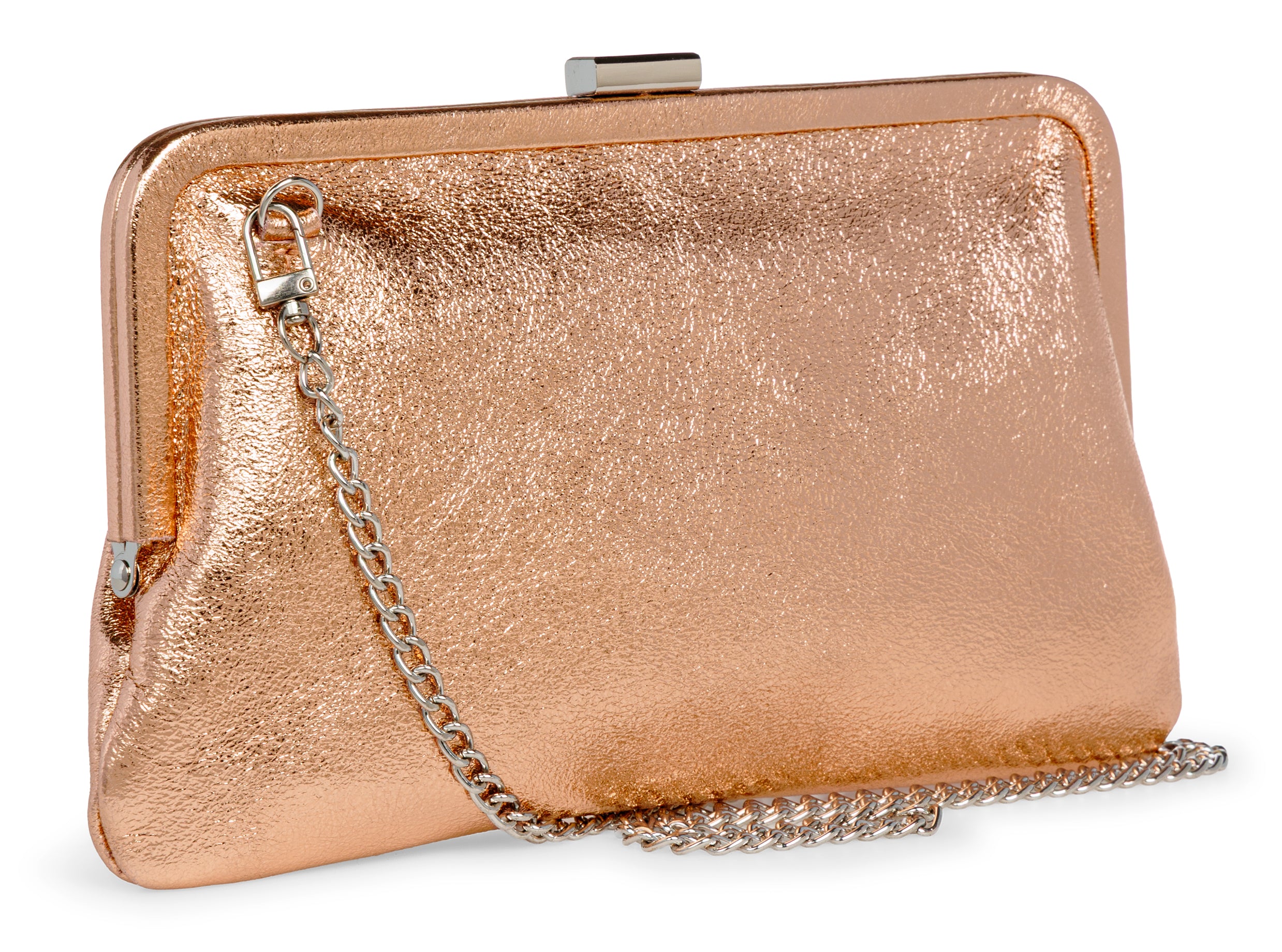 caspar-no-862-echtleder-clutch-damen-mit-b-gel-und-kette image 7