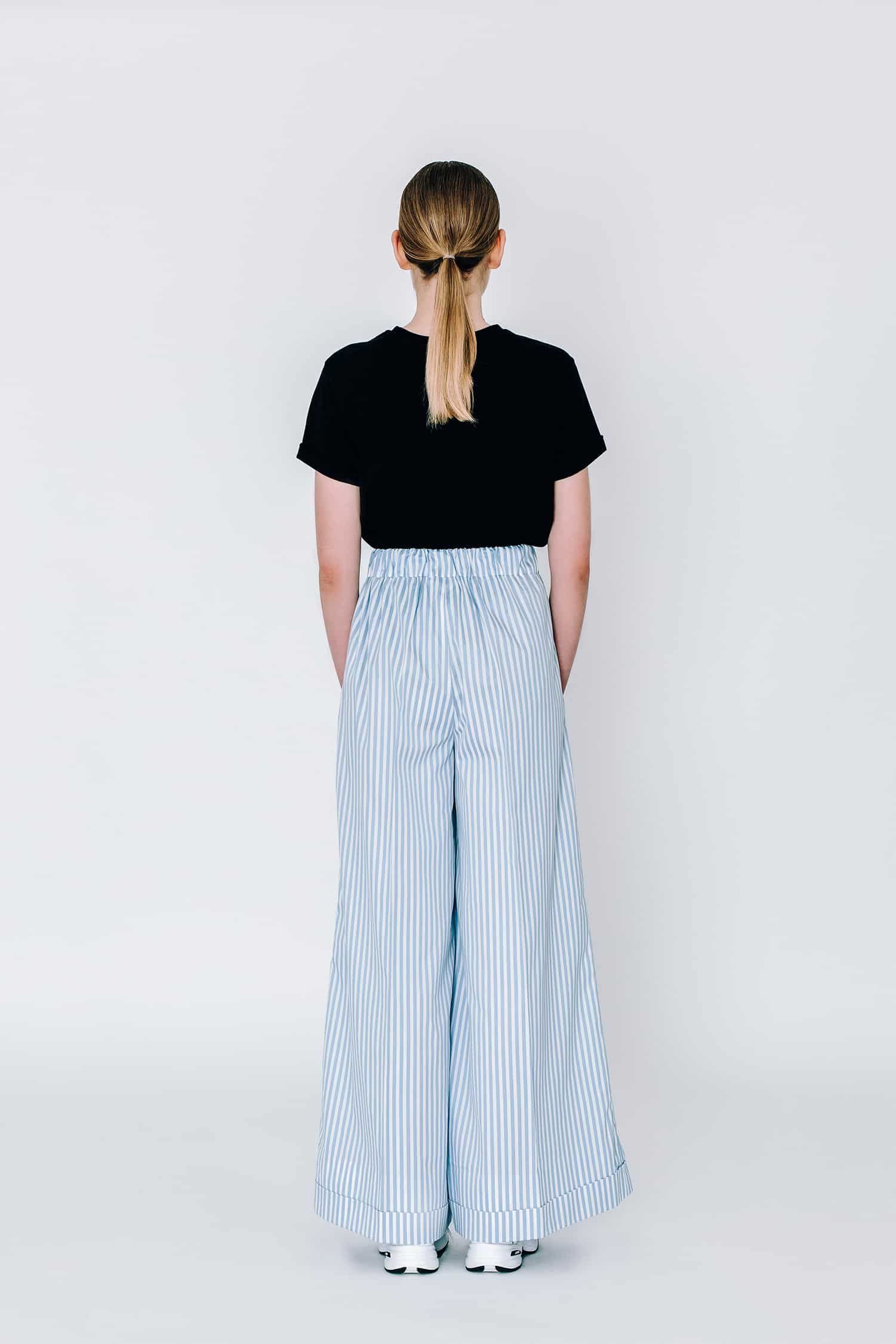 bolot-trousers-audrey-bengal-stripes-blue-white-hose image 2