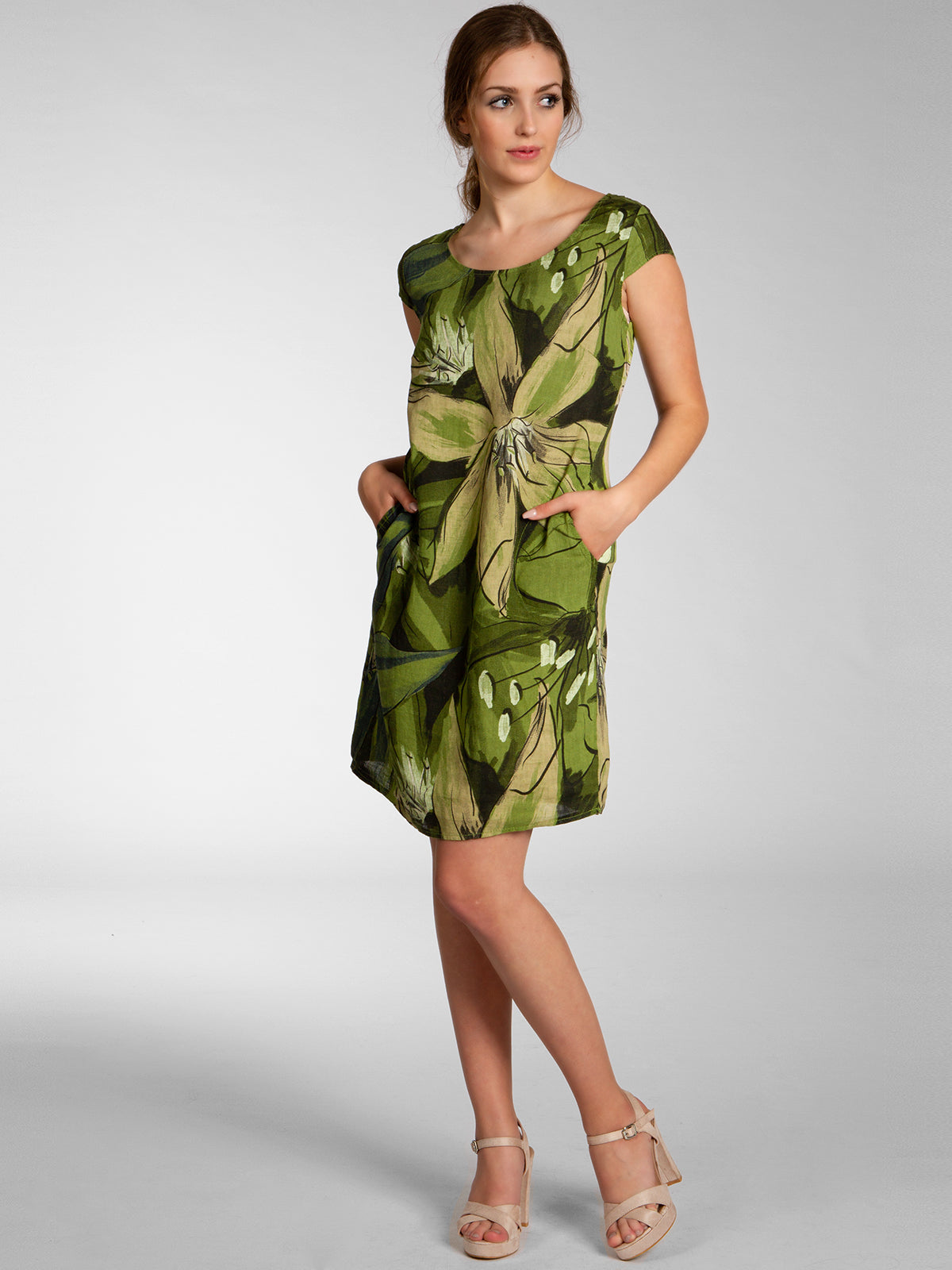 caspar-leinenkleid-no-035-damen-sommerkleid-aus-100-leinen image 7