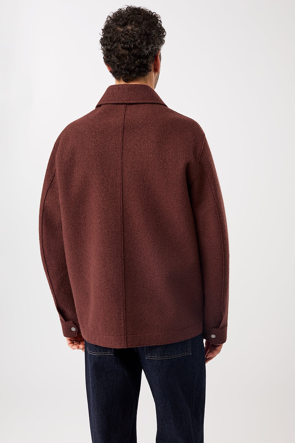 langerchen-field-jacket-techno-felt-burgundy image 4