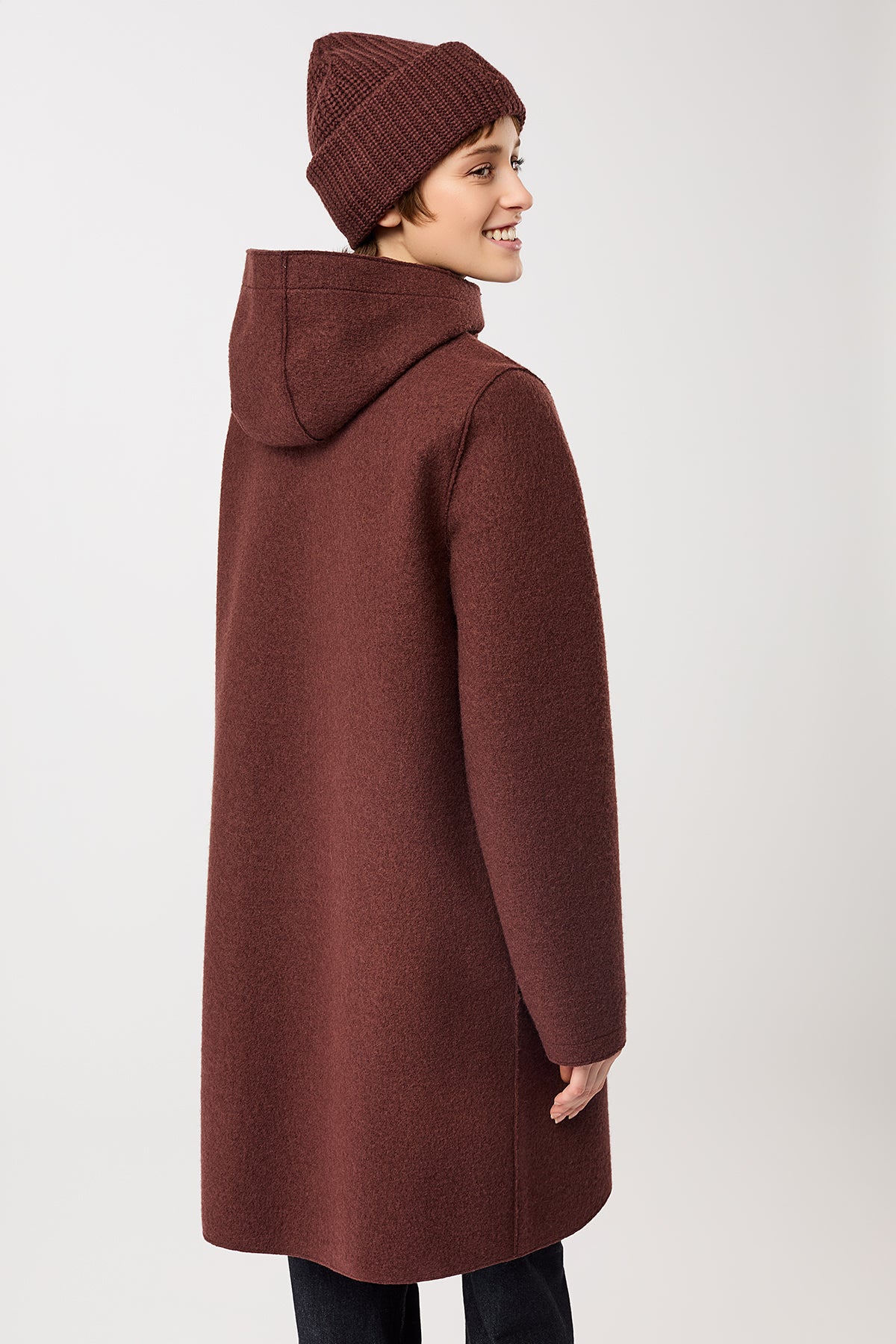 langerchen-parka-tailliert-aus-walk-mit-membran-burgundy-parka image 2