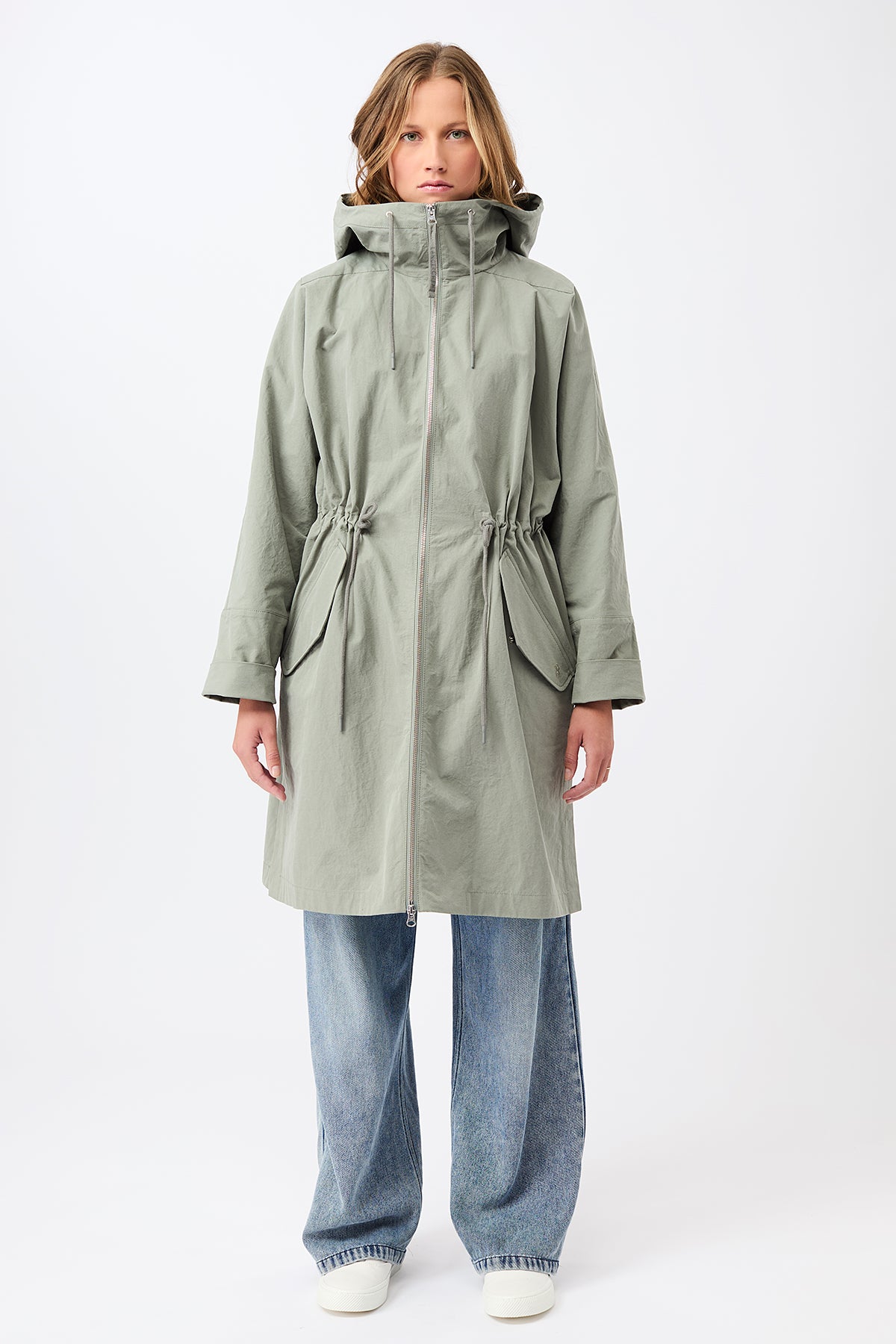 langerchen-shadow-langer-parka-mit-druckkn-pfen-und-rmelaufschlag image 1