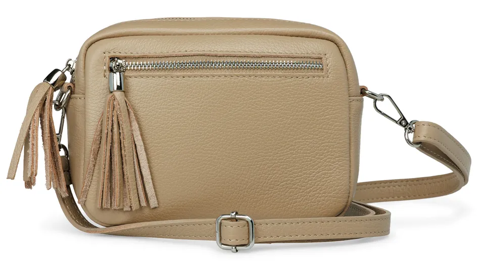 caspar-classic-line-no-818-crossbody-umh-ngetasche-echtleder-made-in-italy image 1