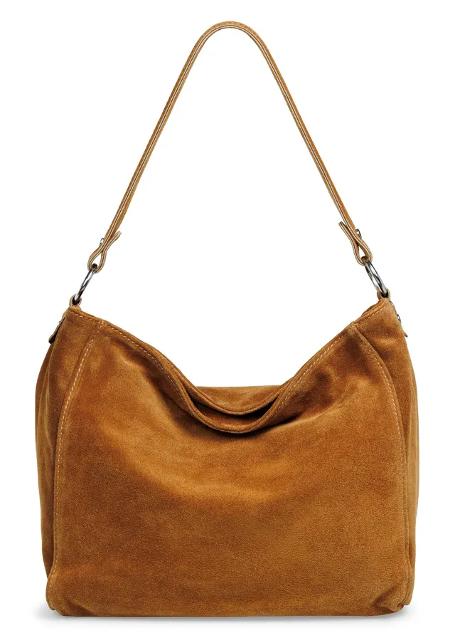 caspar-no-866-wildleder-handtasche-damen-schultertasche-made-in-italy image 1