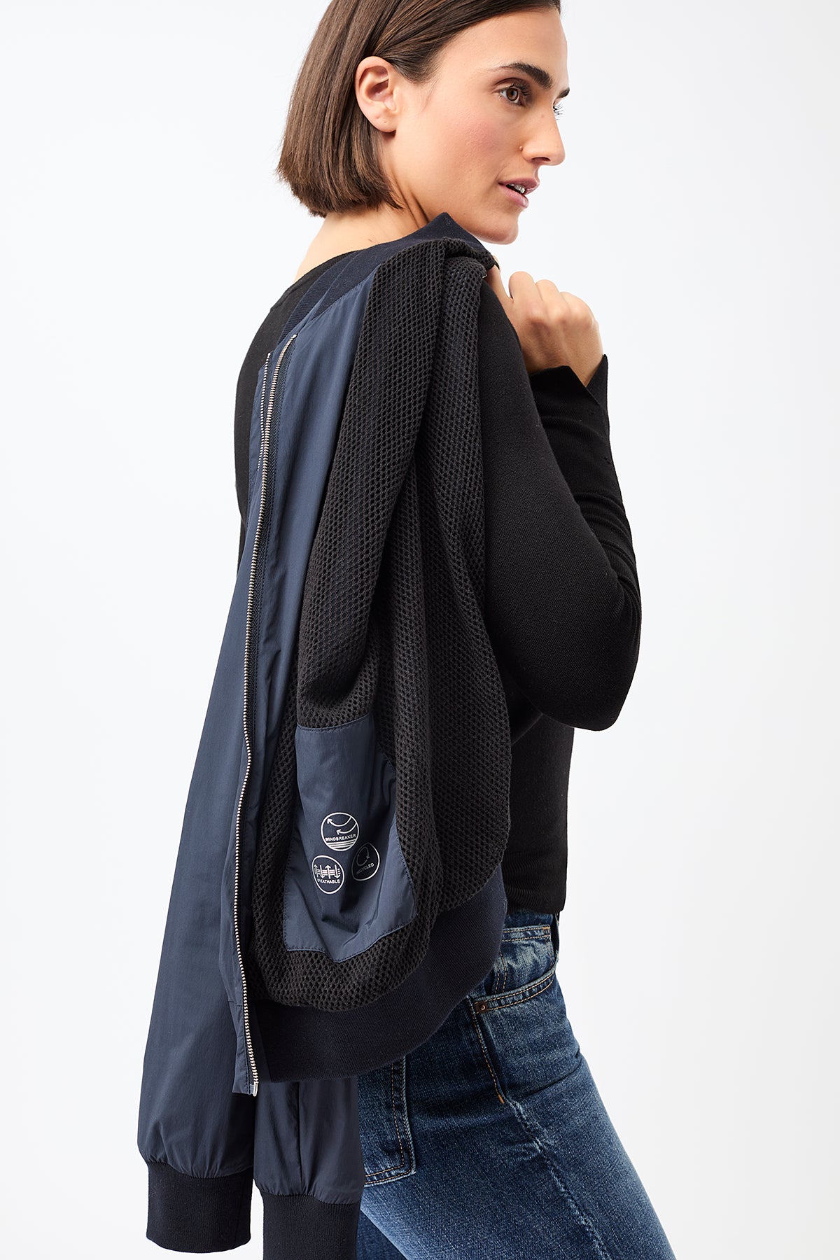 langerchen-blouson-bomber-mit-netzfutter-navy image 6