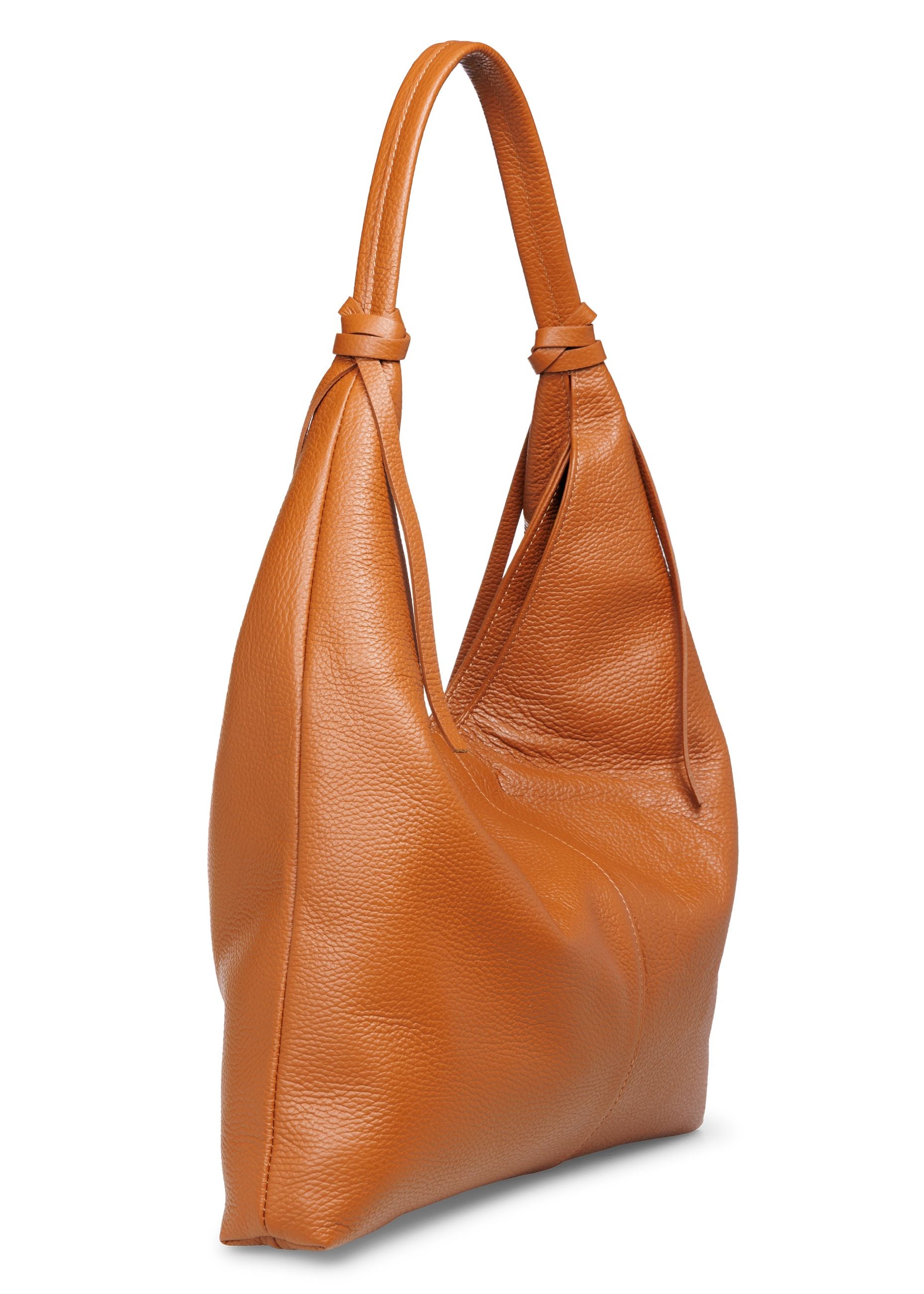 caspar-hobo-no-817-damen-schultertasche-italienisches-leder image 4
